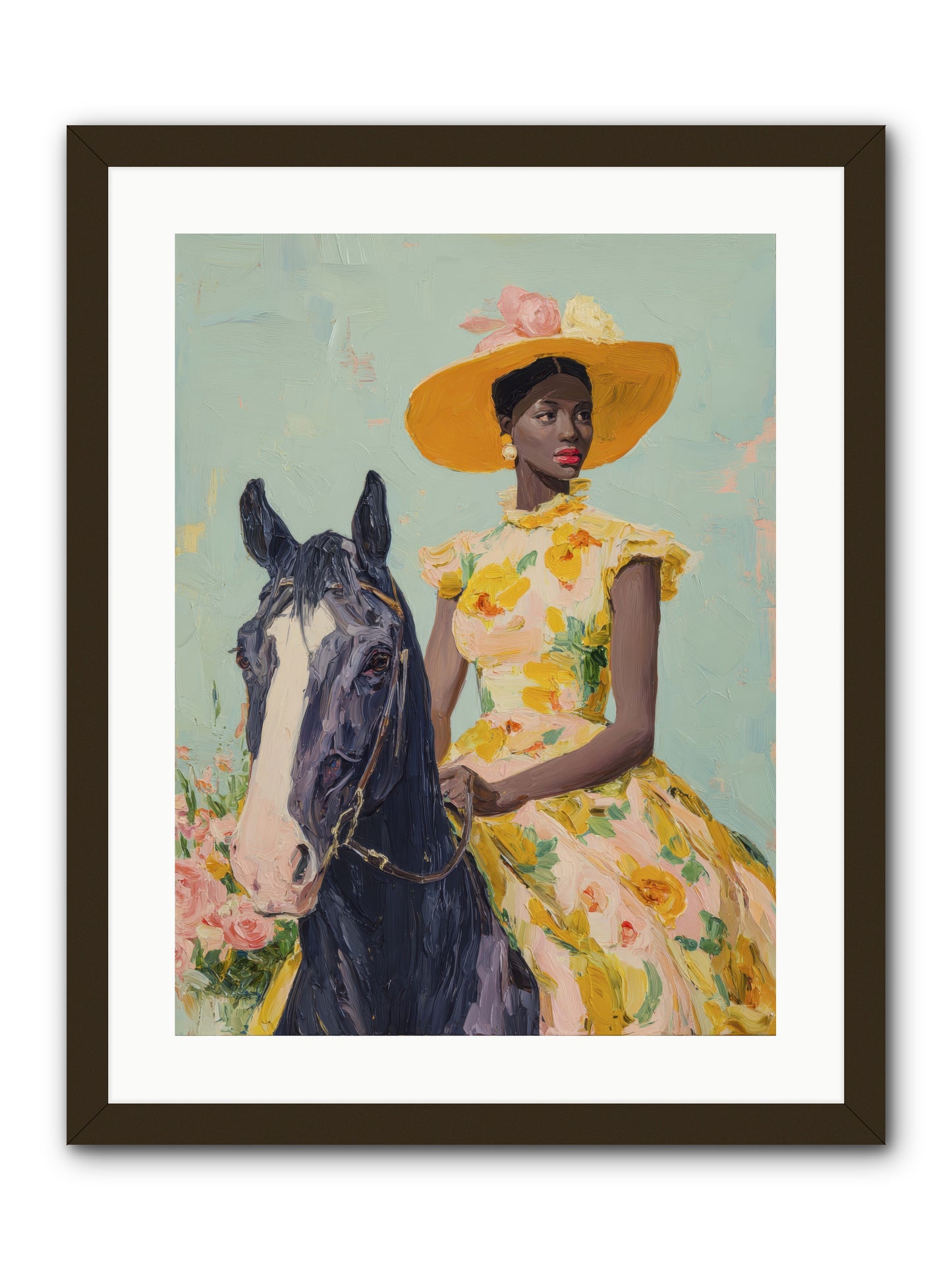Spun from Starlight  -- Framed Print - Black 18x24