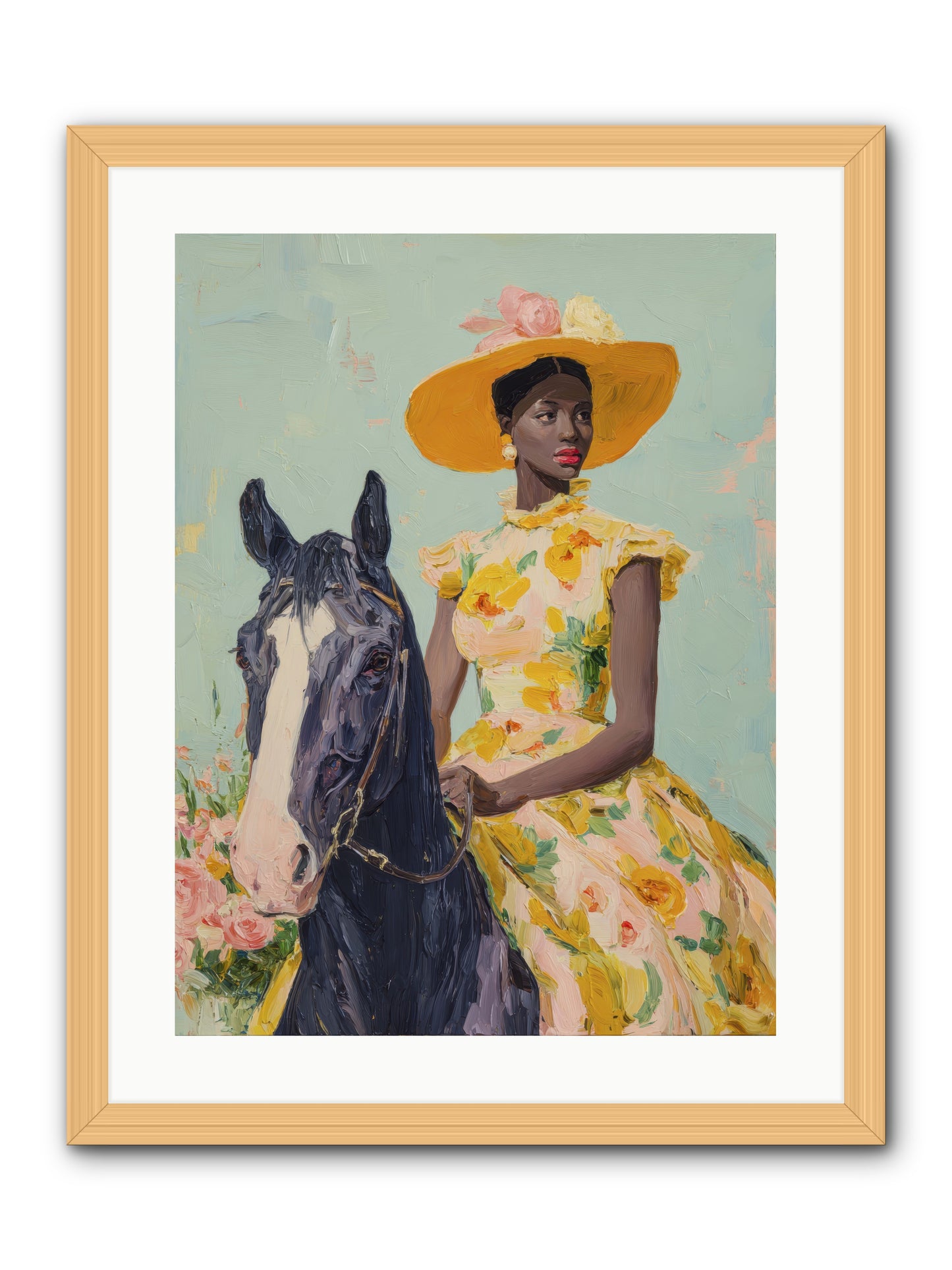 Spun from Starlight  -- Framed Print - Natural 18x24