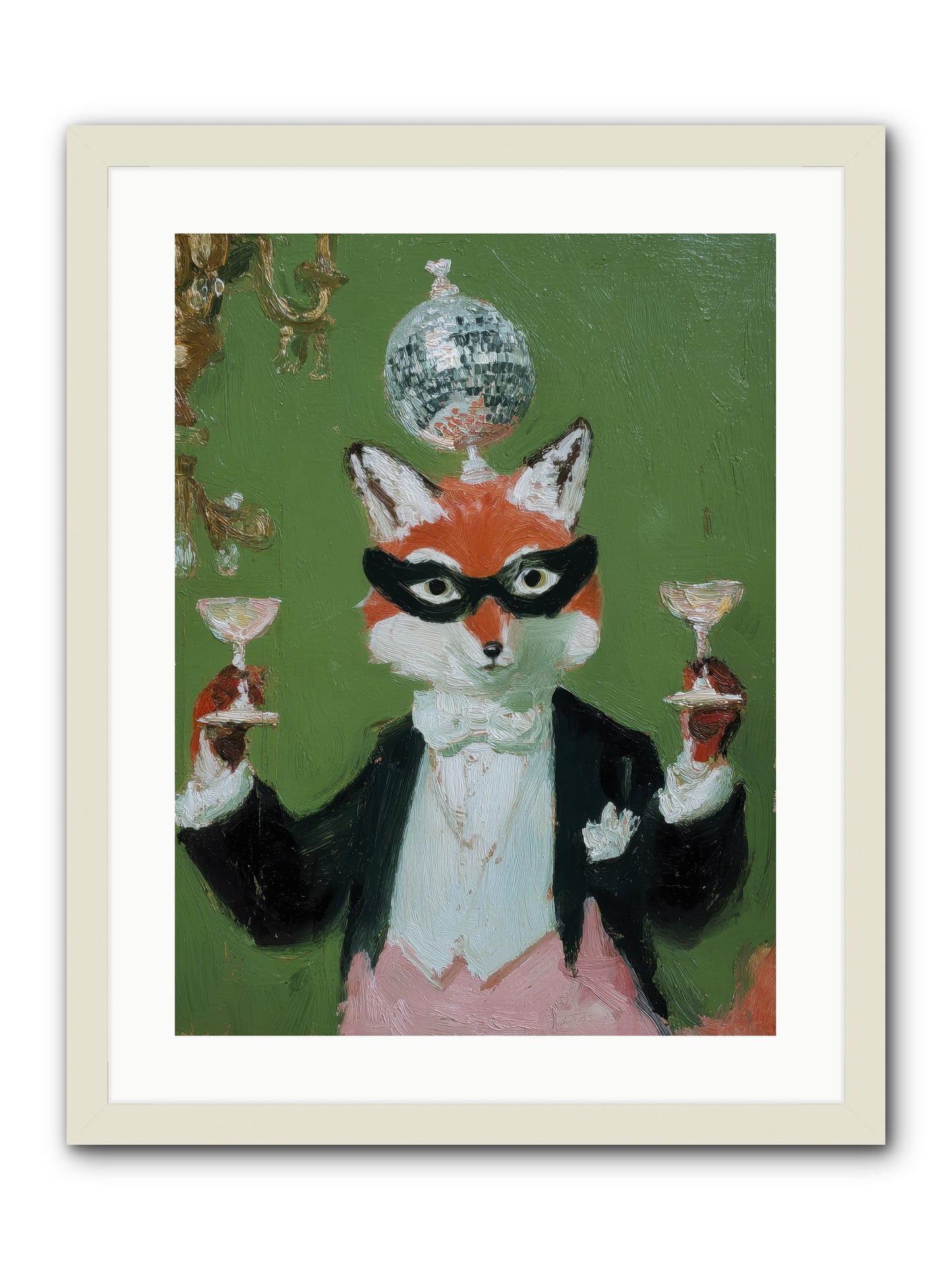 Spun from Starlight -- Framed Print - White 18x24