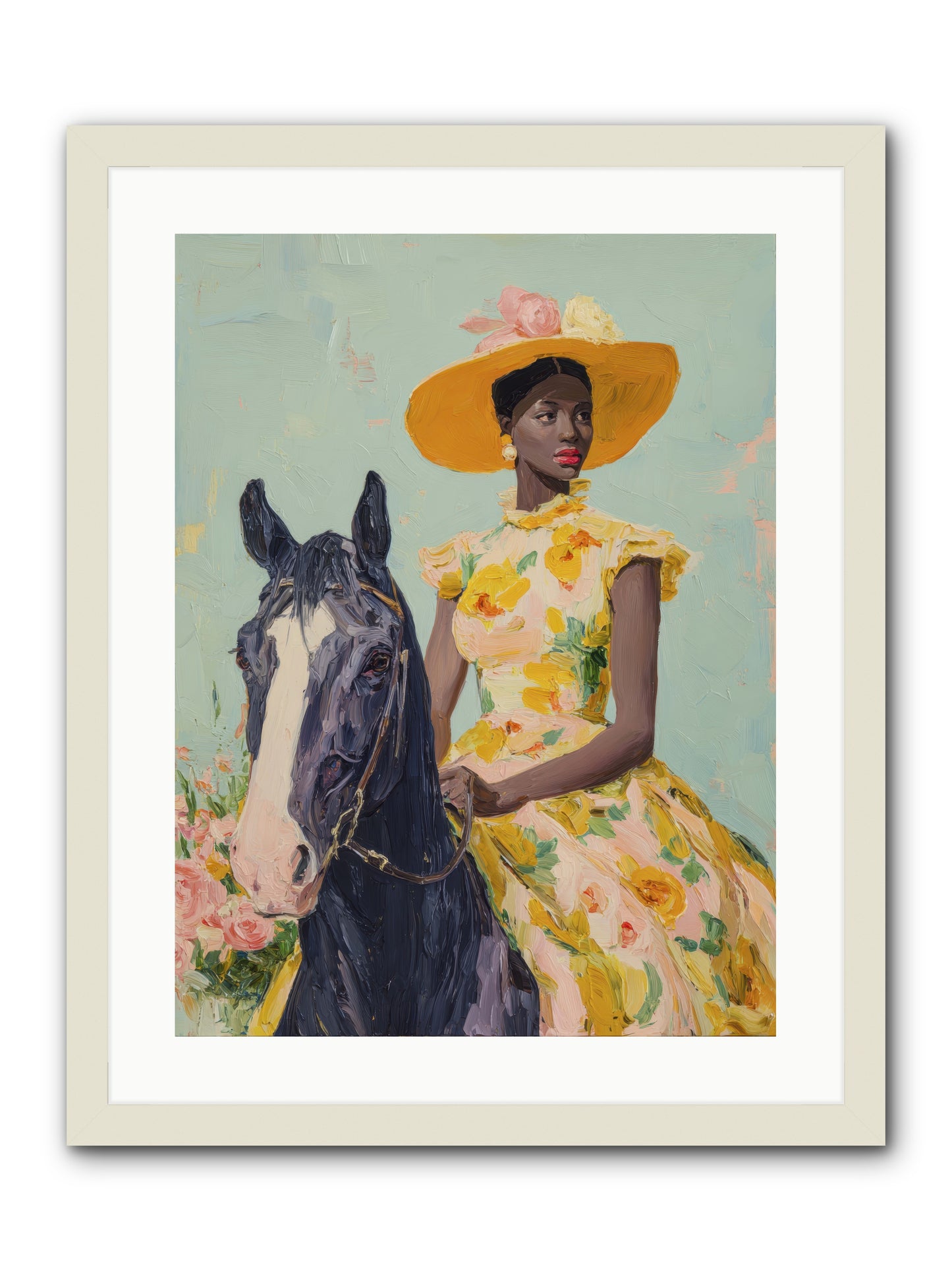 Spun from Starlight  -- Framed Print - White 18x24