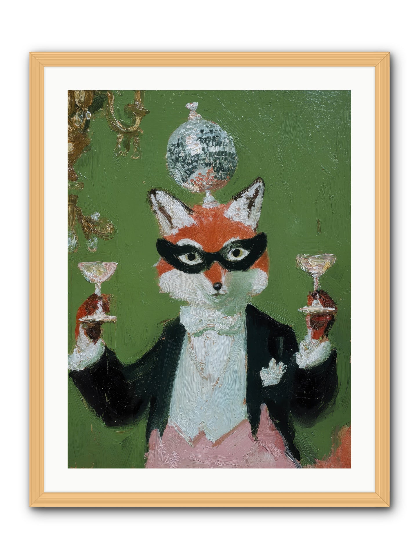 Spun from Starlight -- Framed Print - Natural 24x32