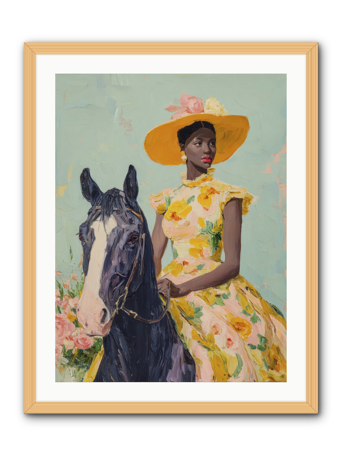 Spun from Starlight  -- Framed Print - Natural 24x32