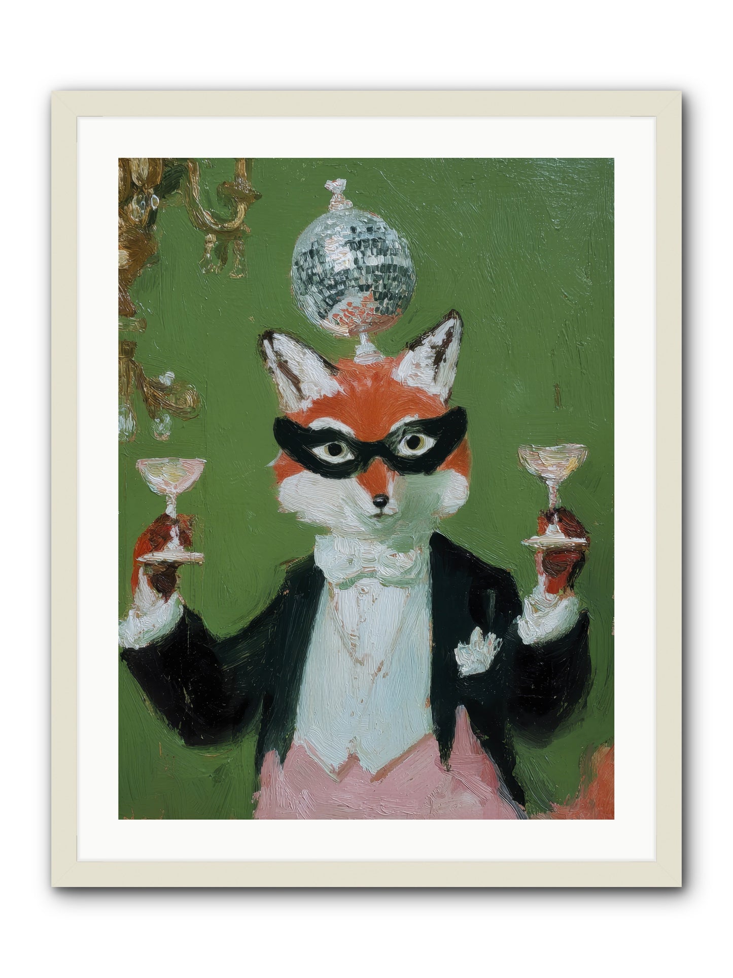 Spun from Starlight -- Framed Print - White 24x32