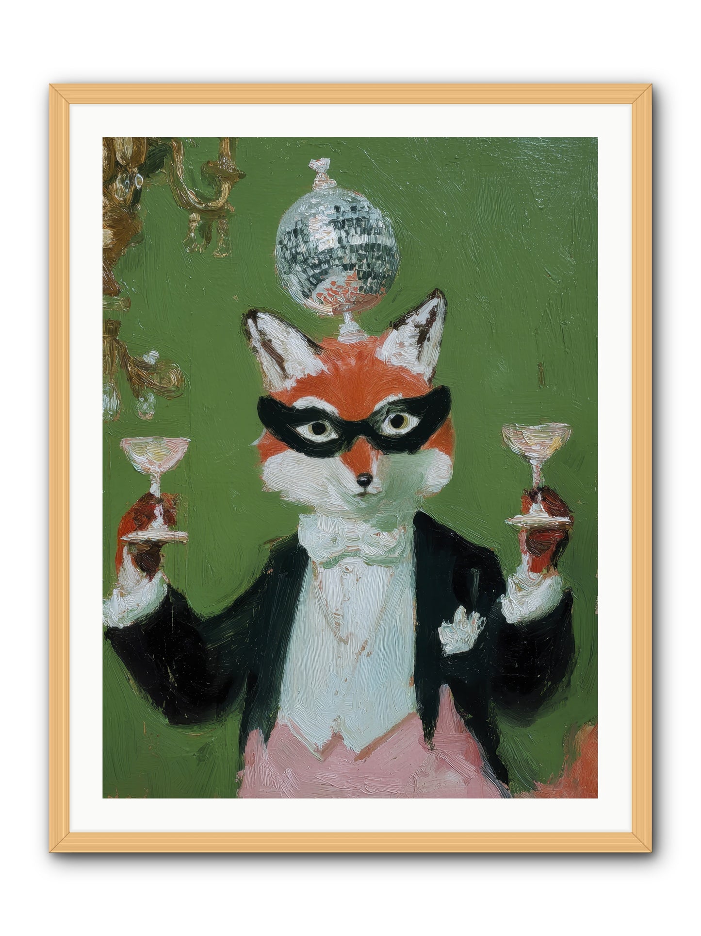 Spun from Starlight -- Framed Print - Natural 30x40