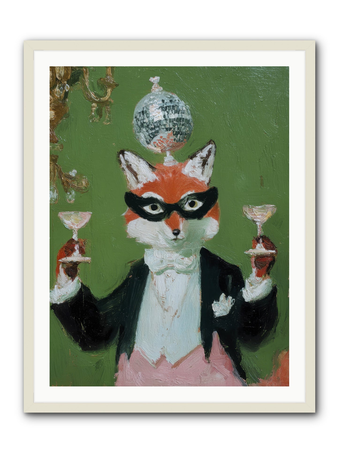 Spun from Starlight -- Framed Print - White 30x40