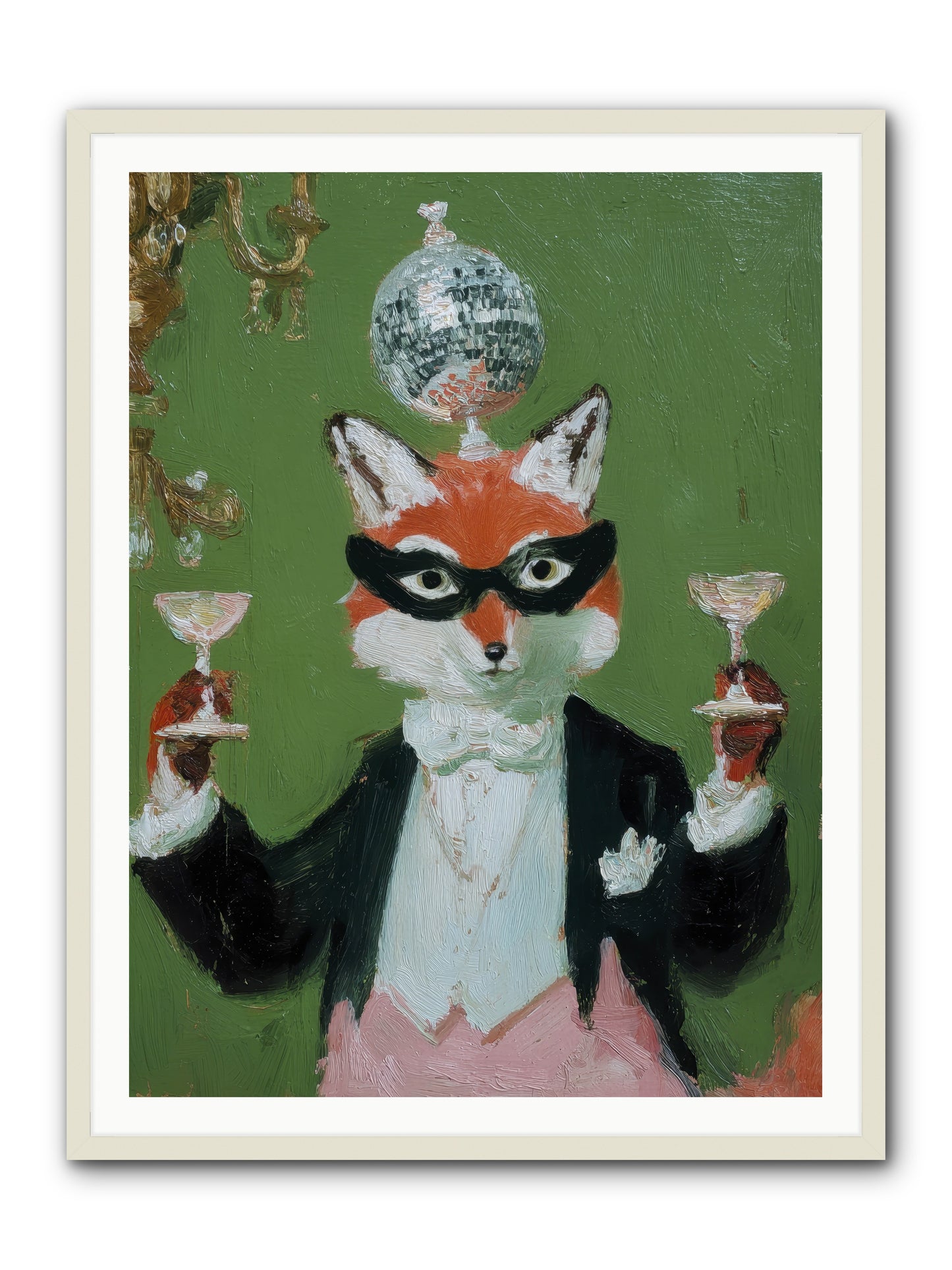 Spun from Starlight -- Framed Print - White 36x48