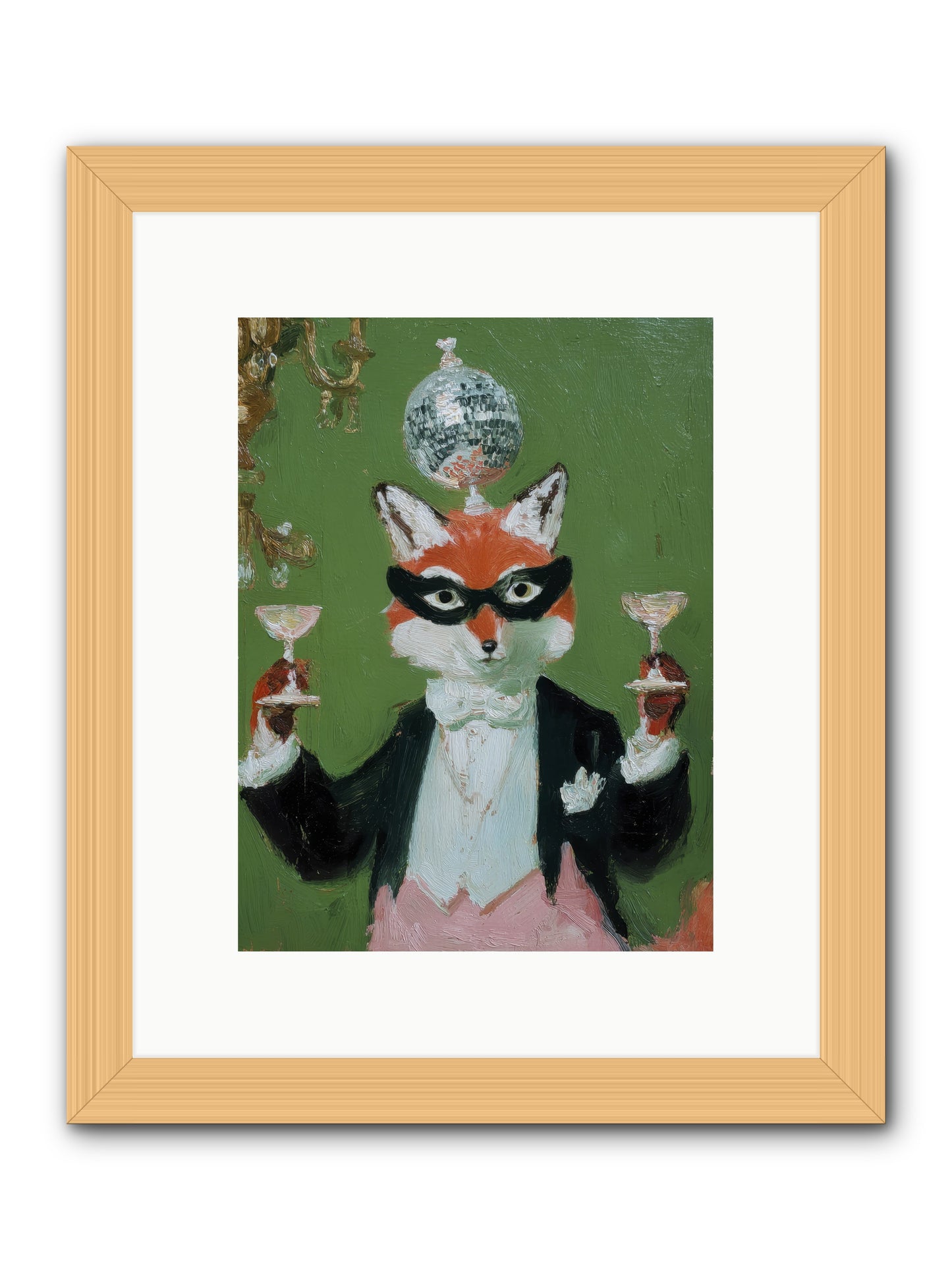 Spun from Starlight -- Framed Print - Natural 9x12