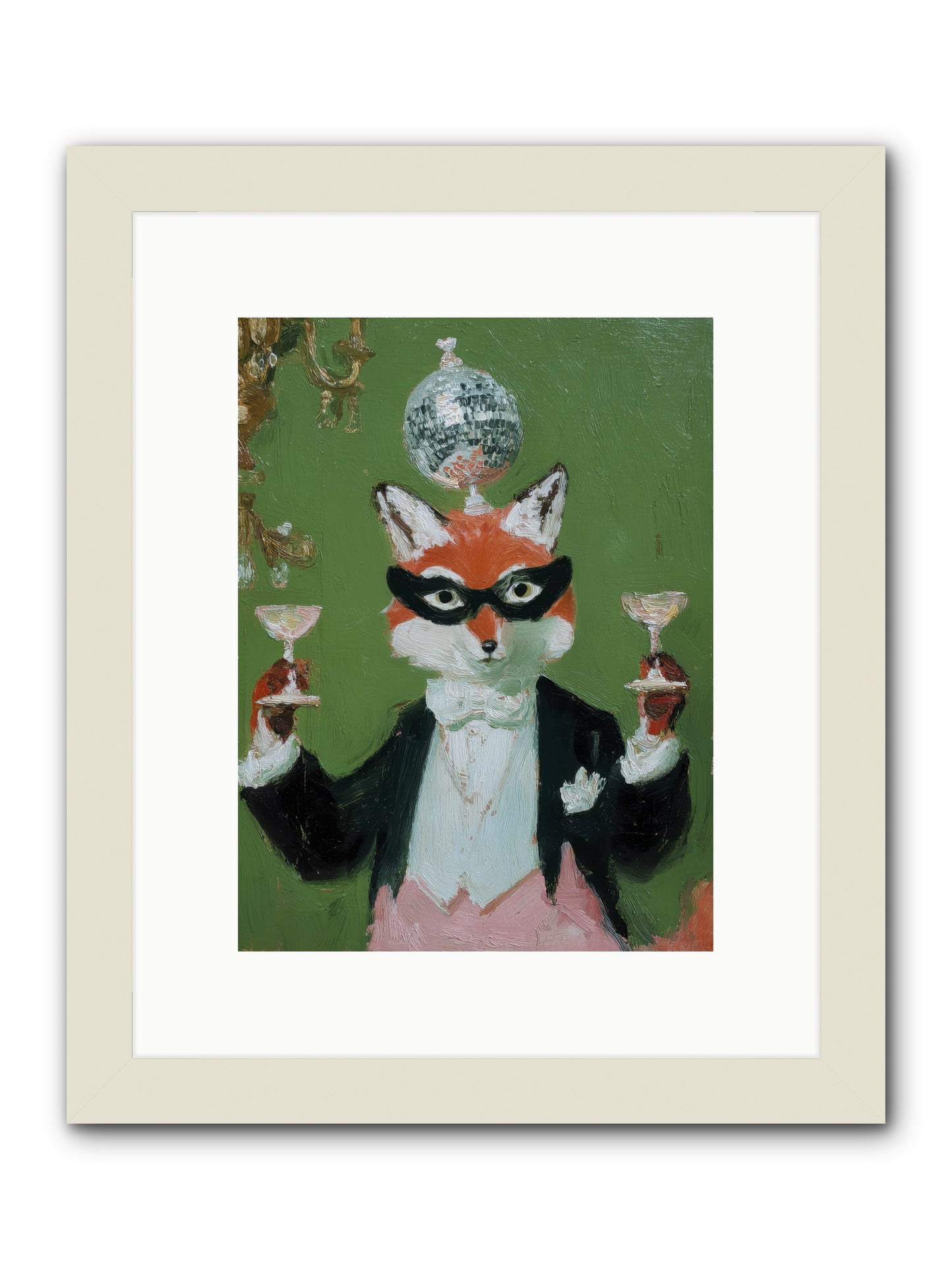 Spun from Starlight -- Framed Print - White 9x12
