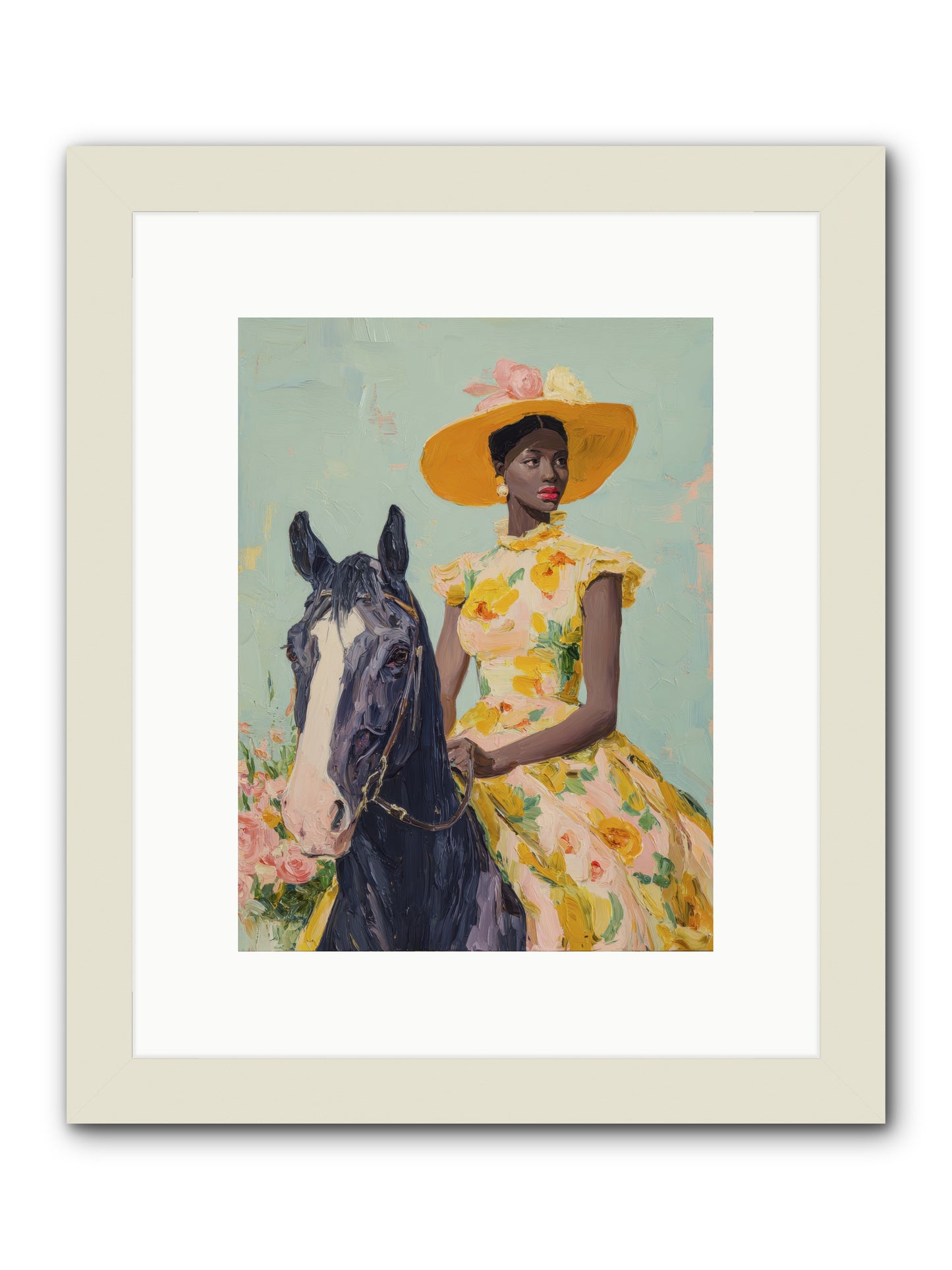 Spun from Starlight  -- Framed Print - White 9x12