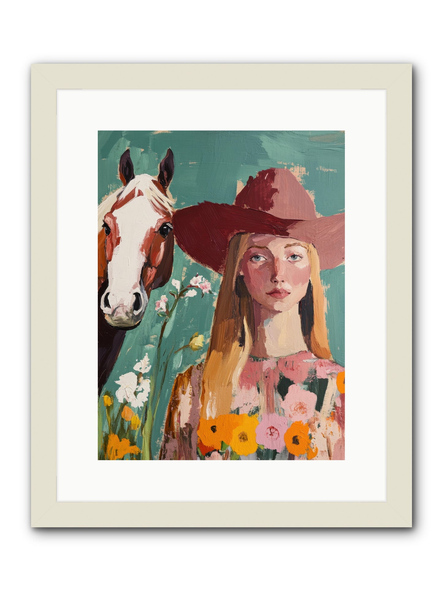 Stardust Inheritance -- Framed Print - White 12x16