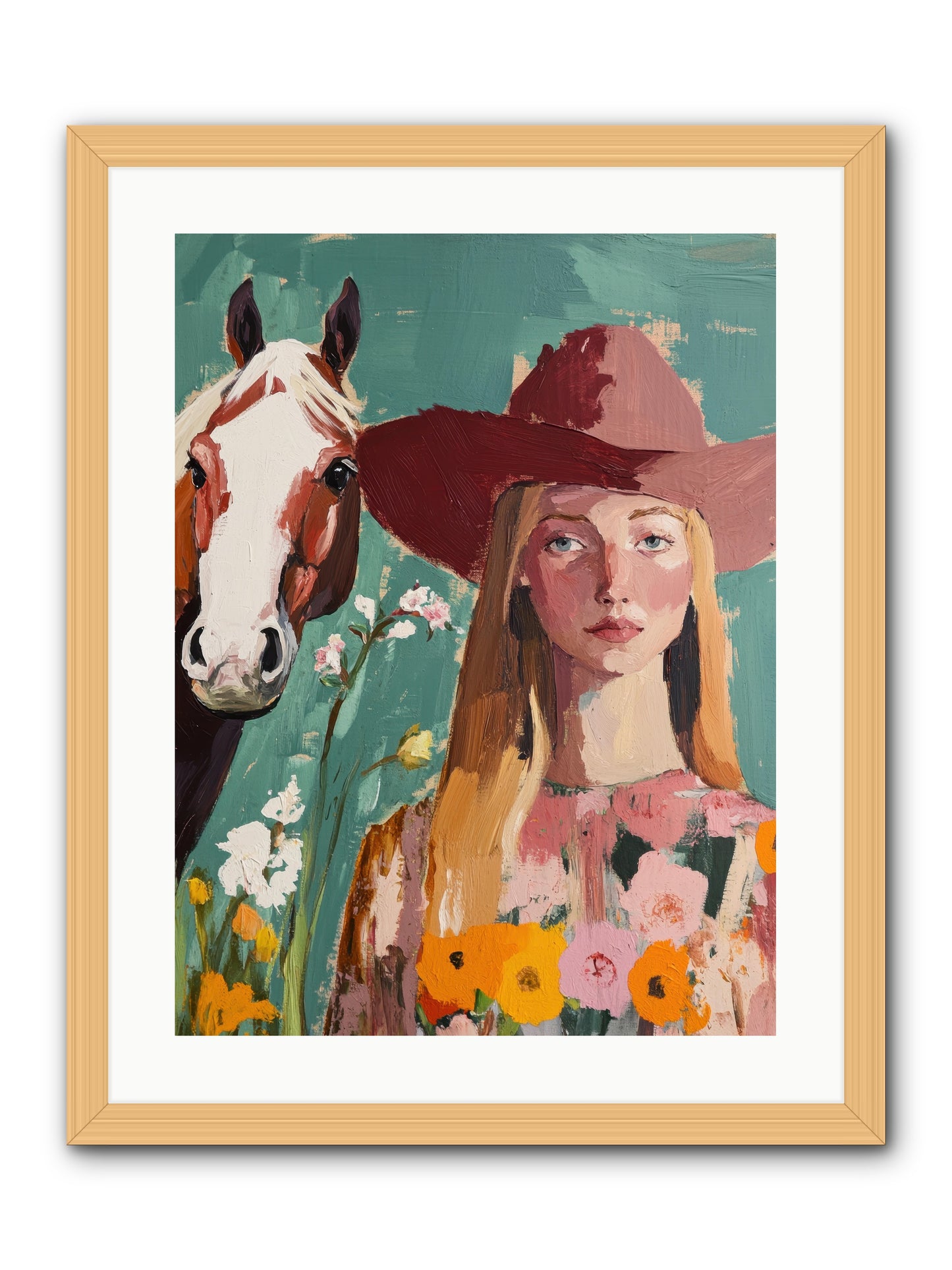 Stardust Inheritance -- Framed Print - Natural 18x24