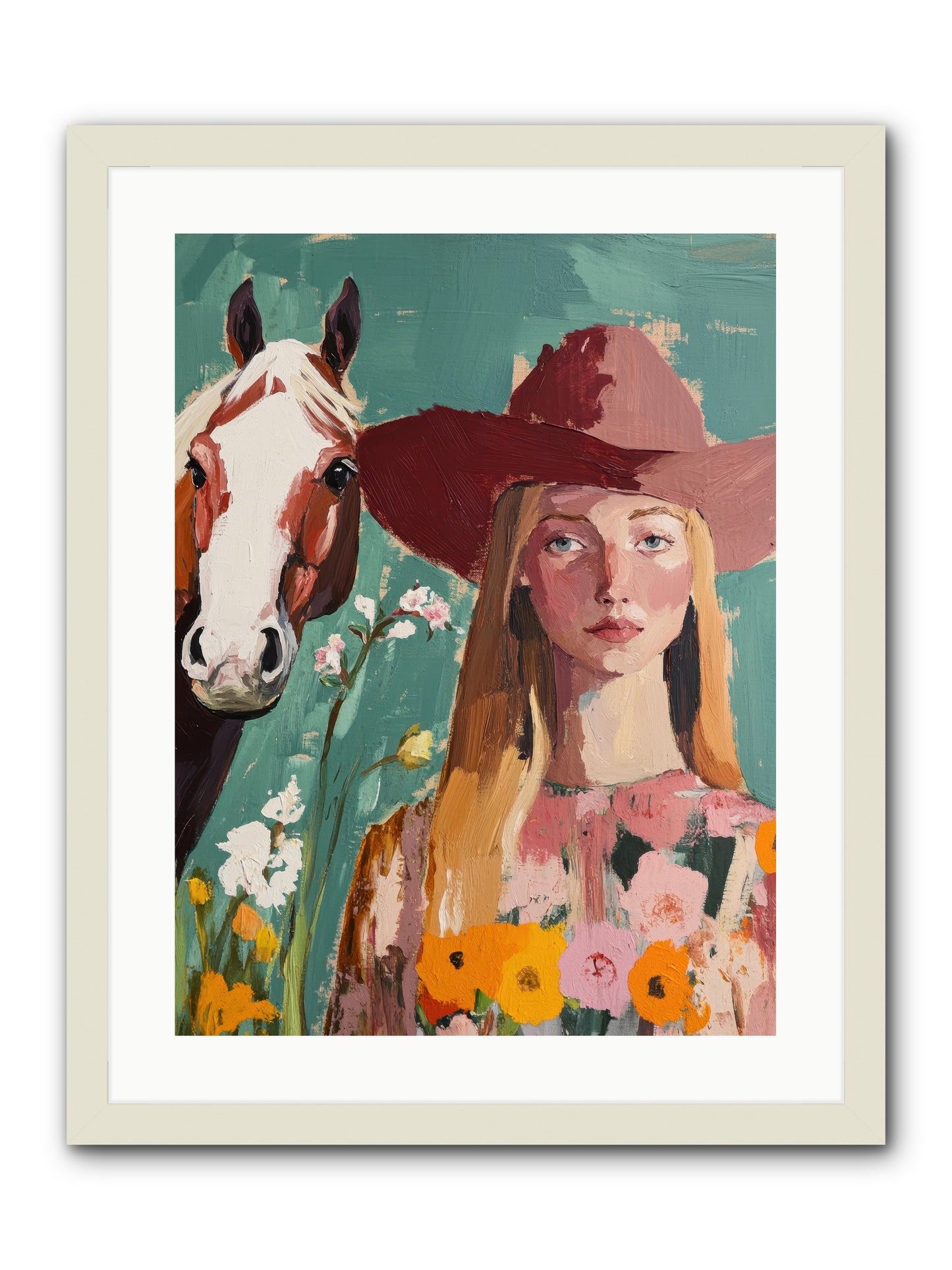 Stardust Inheritance -- Framed Print - White 18x24