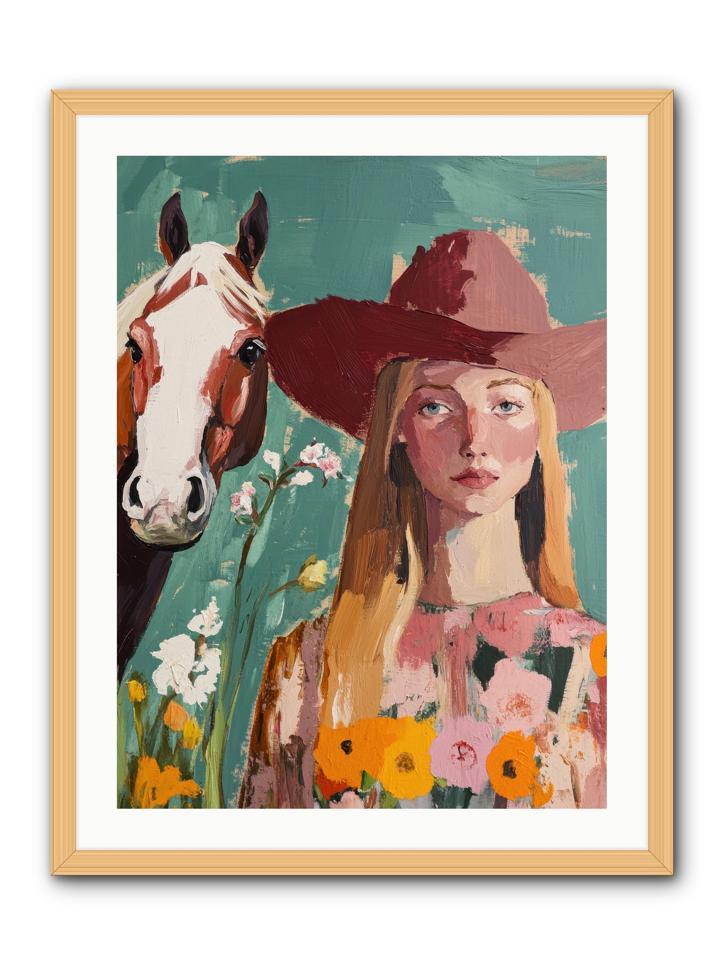 Stardust Inheritance -- Framed Print - Natural 24x32