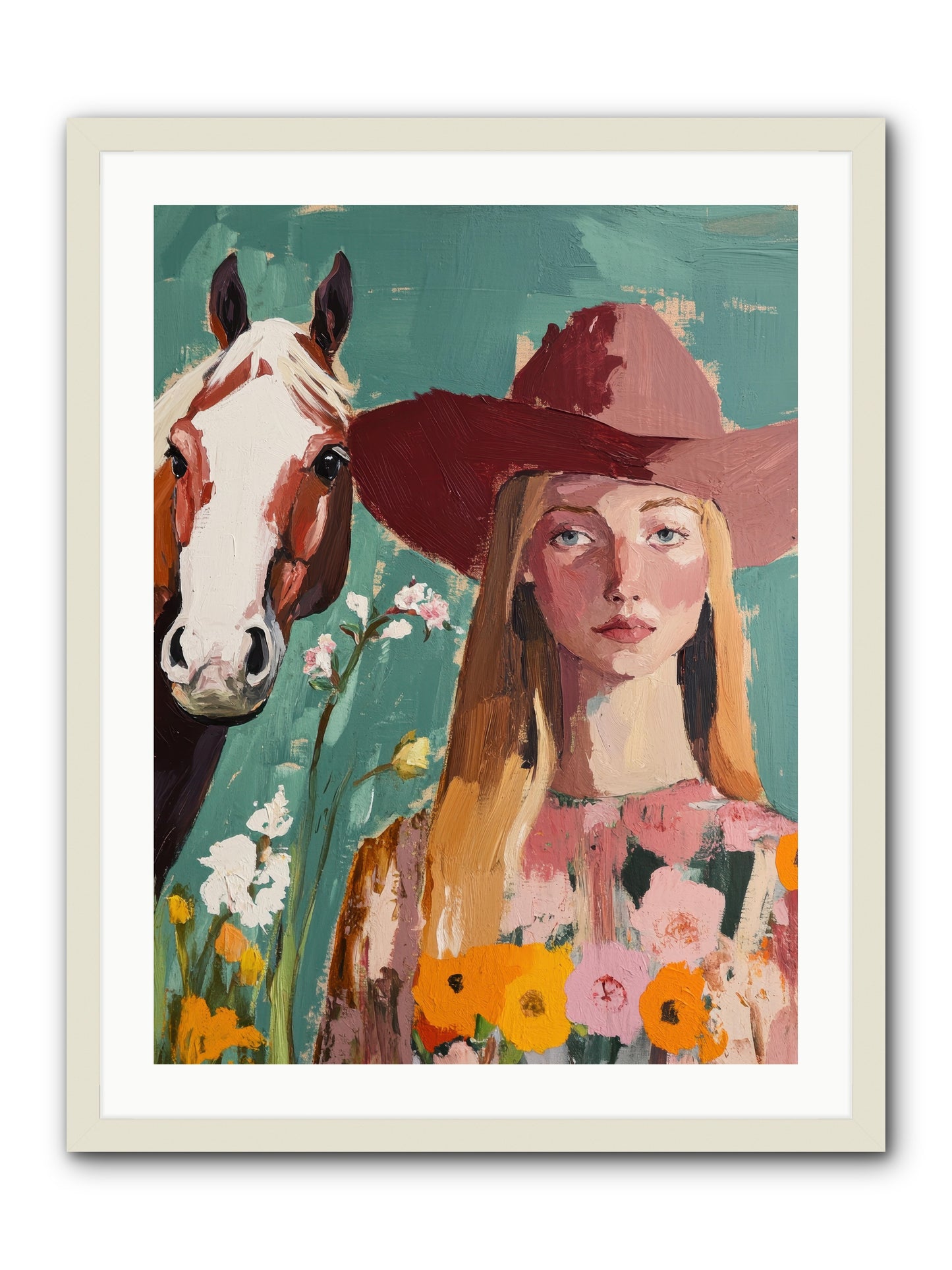 Stardust Inheritance -- Framed Print - White 24x32