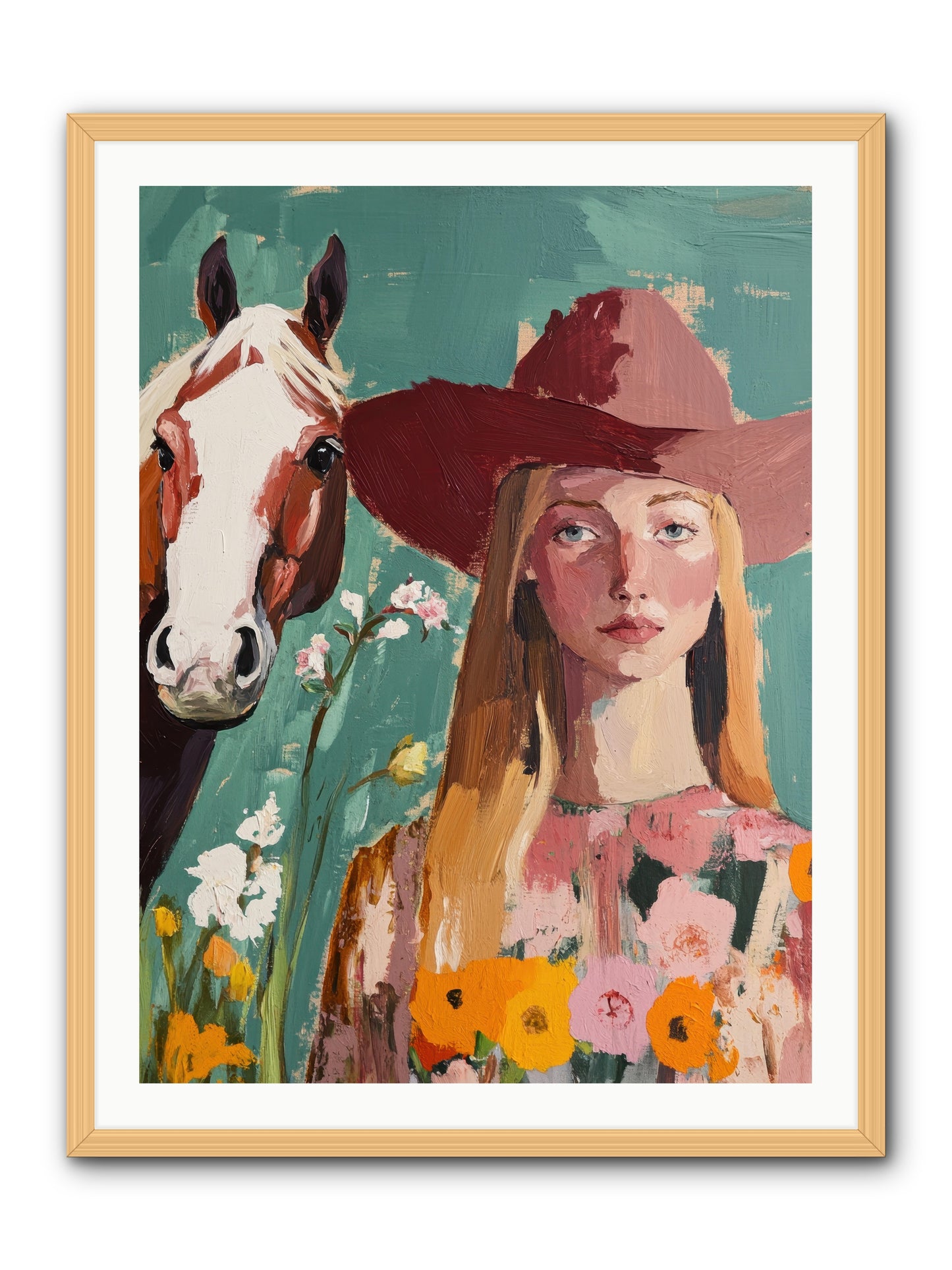 Stardust Inheritance -- Framed Print - Natural 30x40