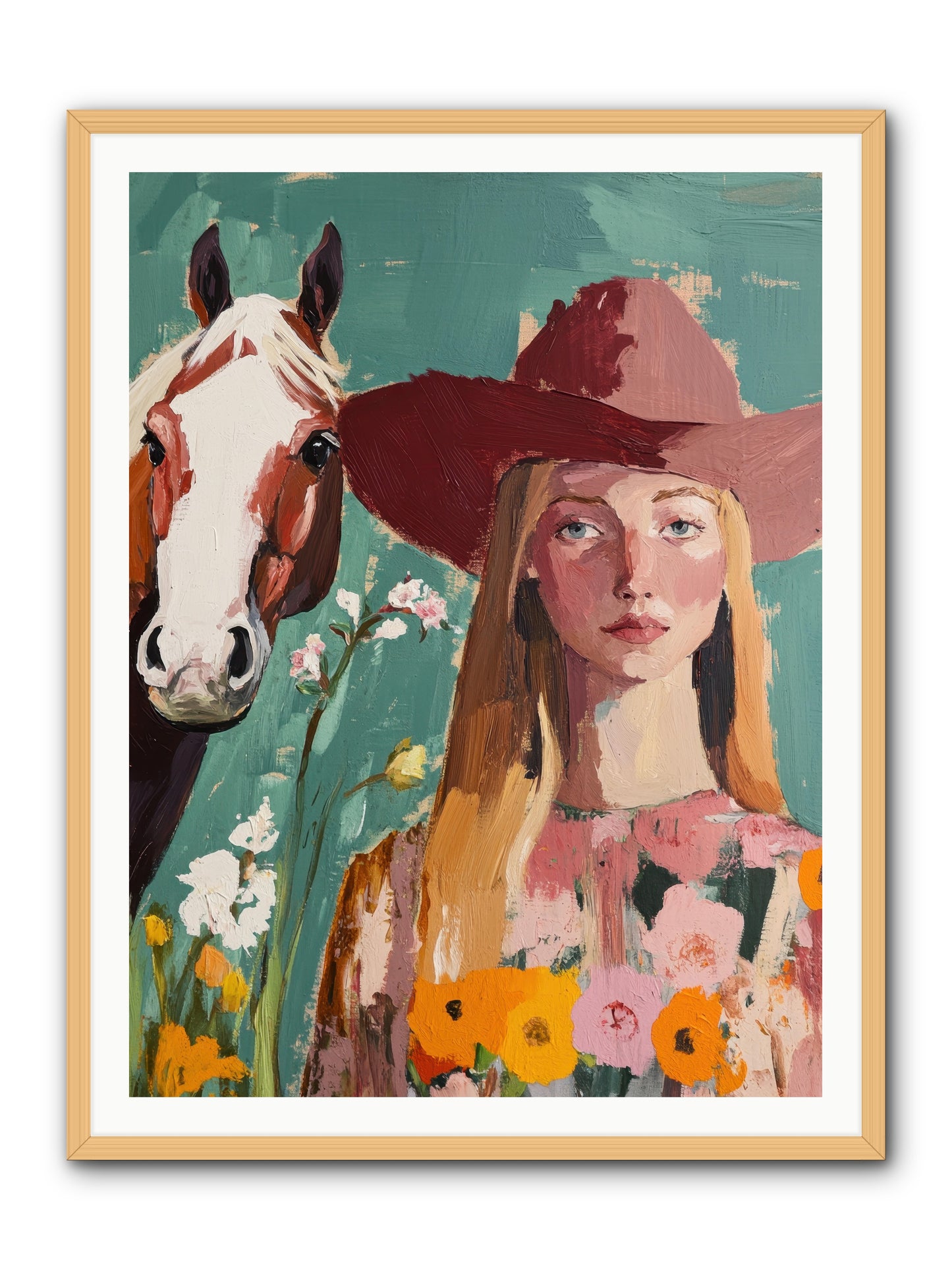 Stardust Inheritance -- Framed Print - Natural 36x48