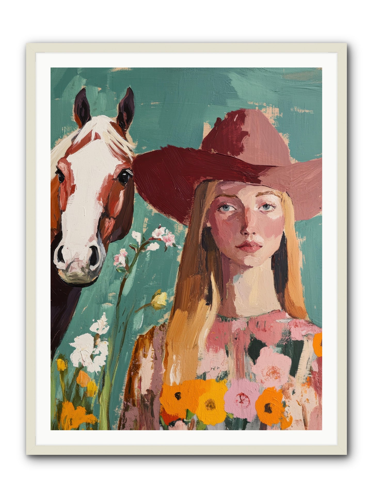Stardust Inheritance -- Framed Print - White 36x48