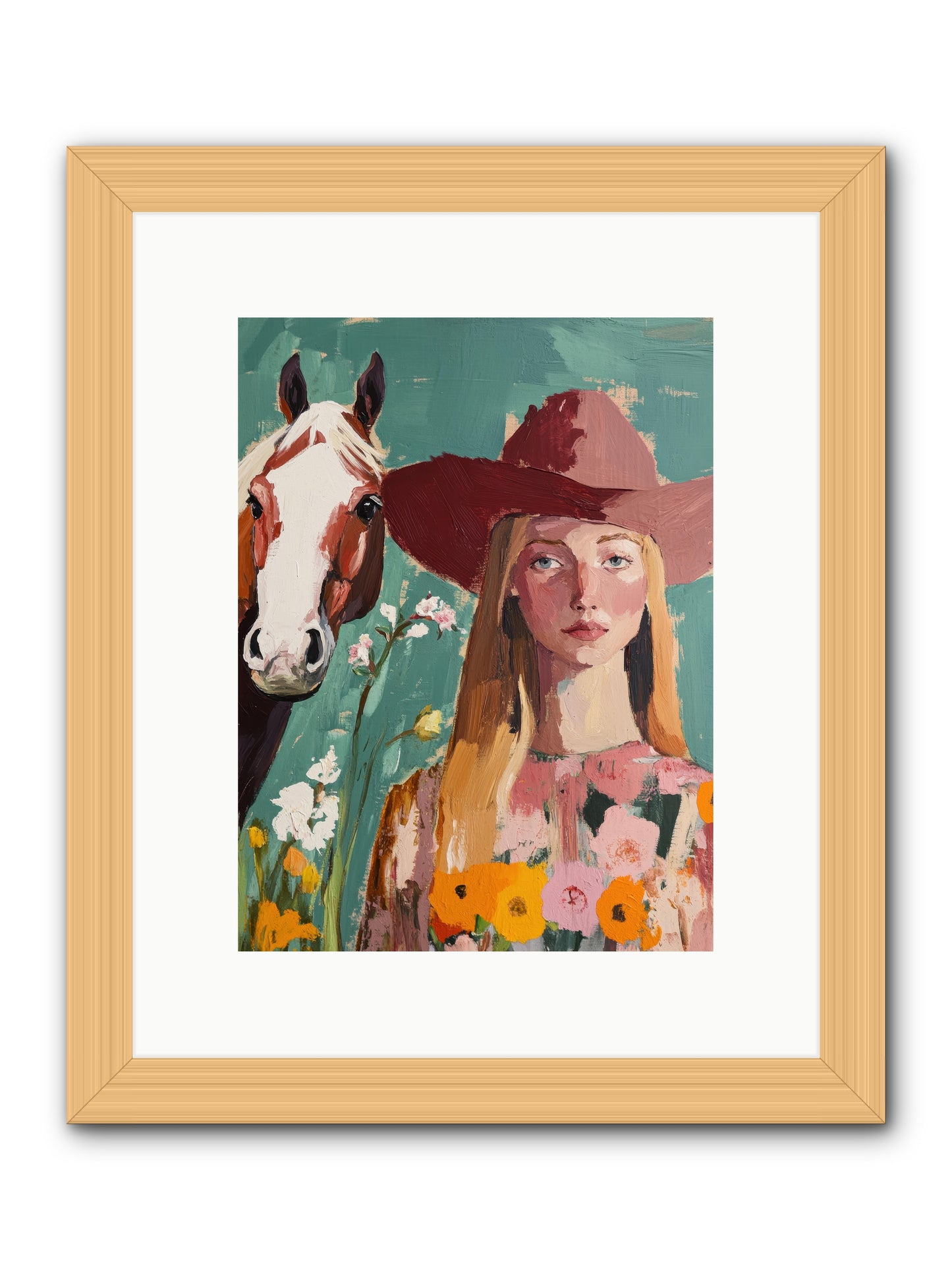 Stardust Inheritance -- Framed Print - Natural 9x12