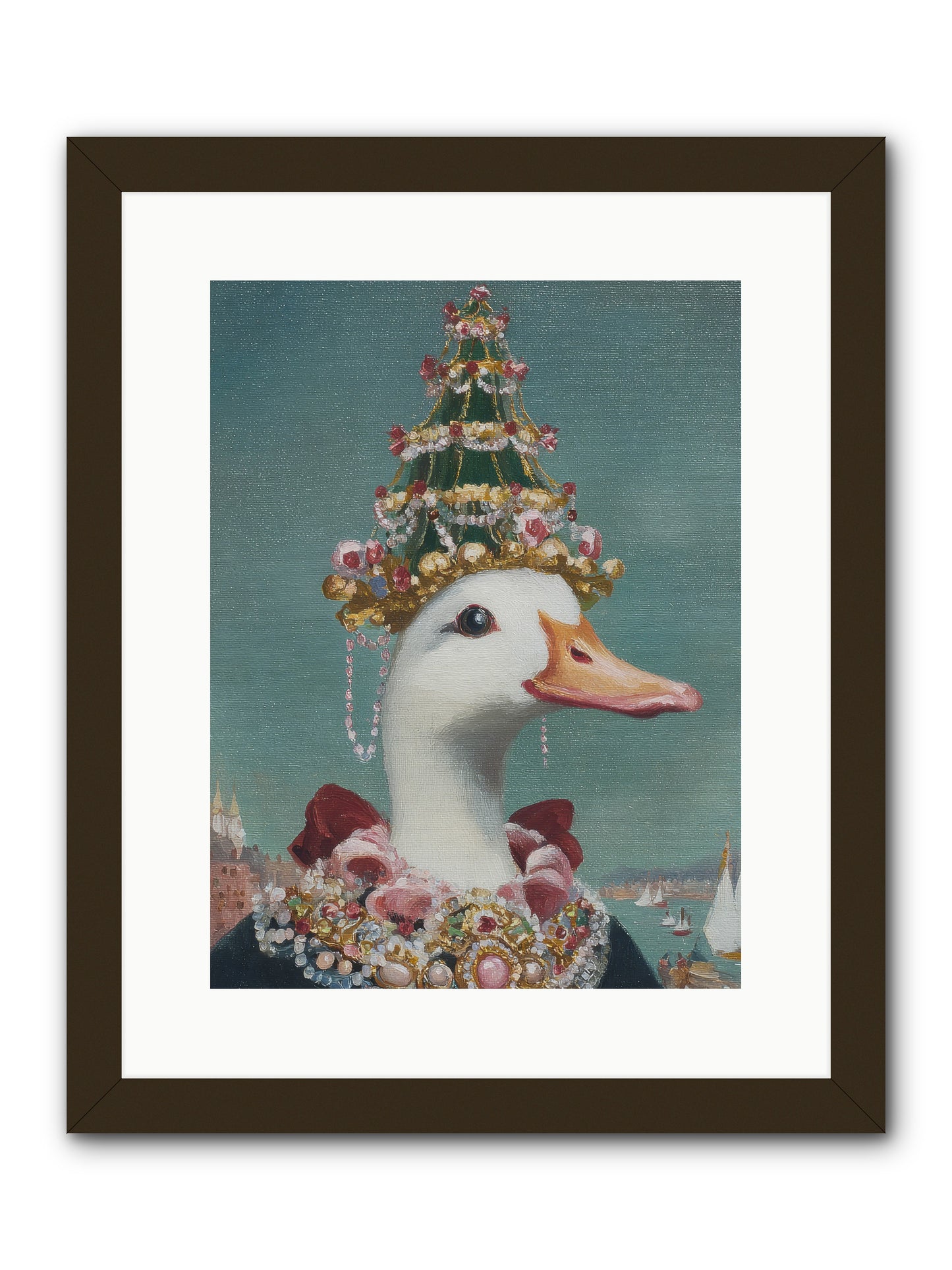 Starlit Majesty -- Framed Print - Black 12x16