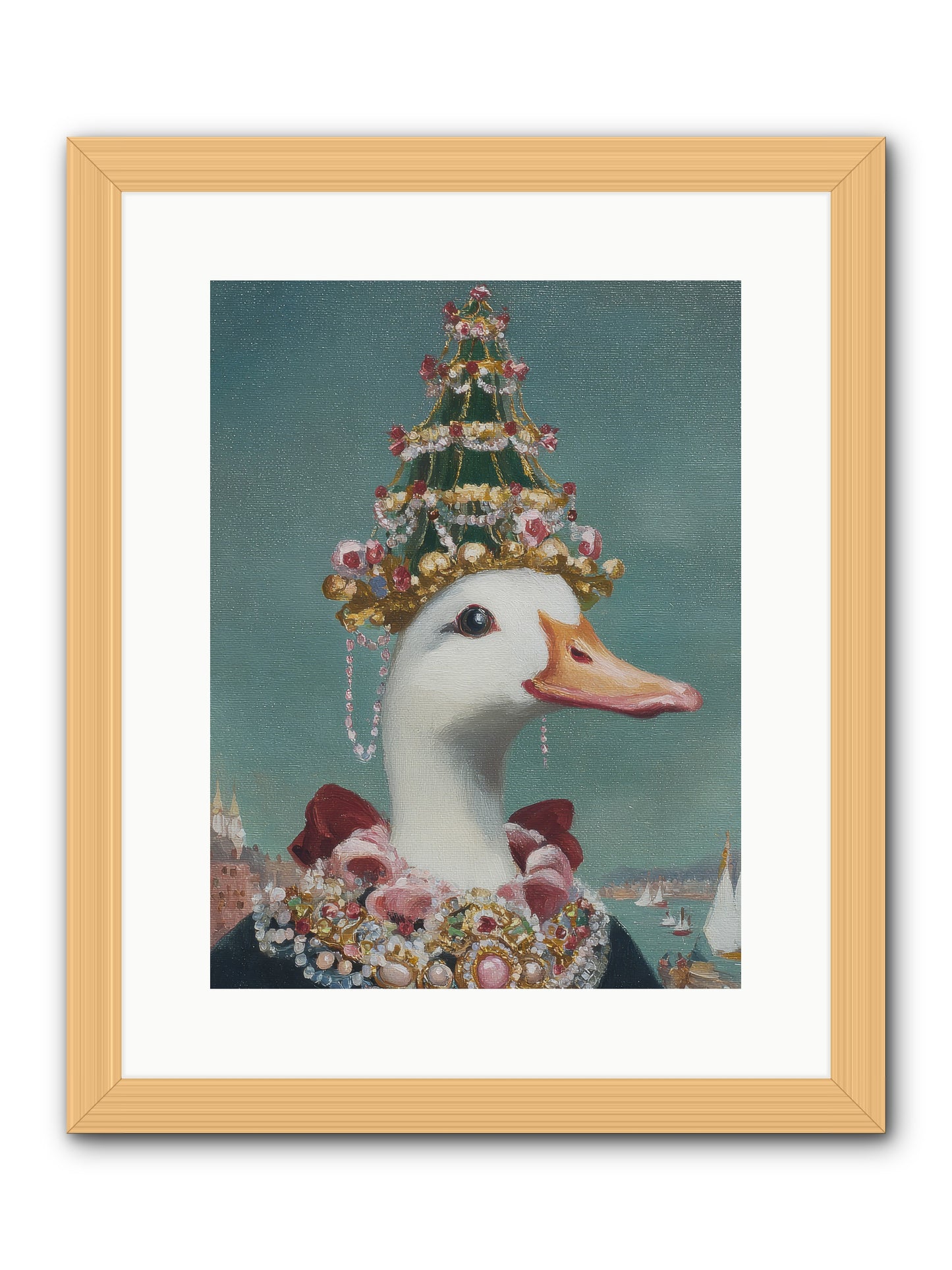 Starlit Majesty -- Framed Print - Natural 12x16