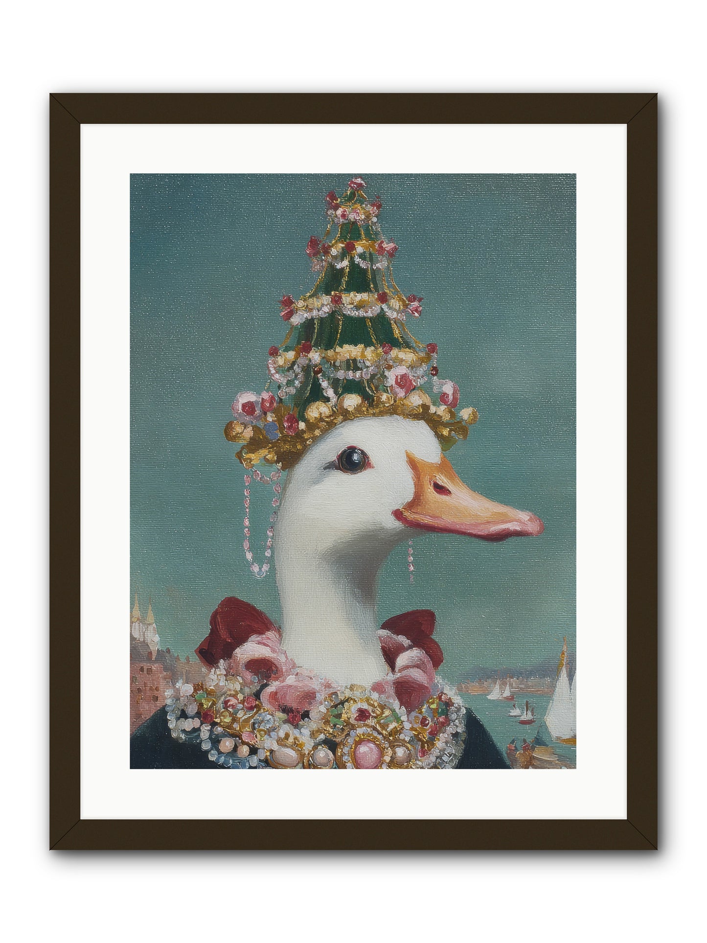 Starlit Majesty -- Framed Print - Black 18x24