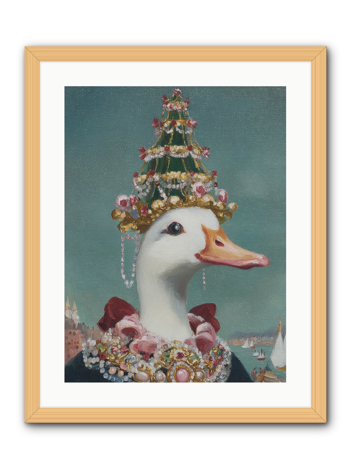 Starlit Majesty -- Framed Print - Natural 18x24