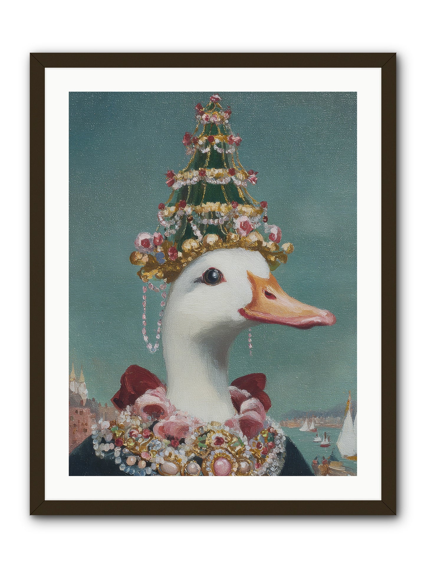 Starlit Majesty -- Framed Print - Black 24x32