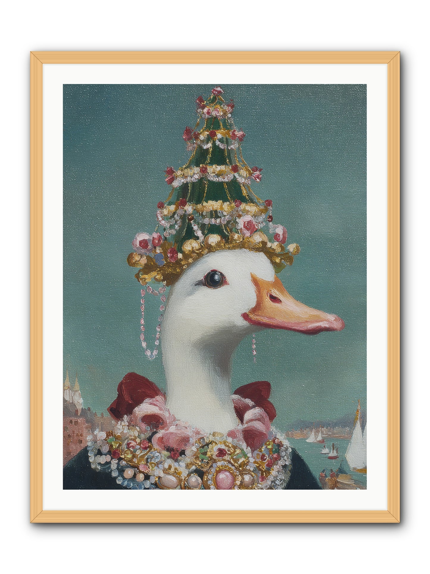 Starlit Majesty -- Framed Print - Natural 30x40