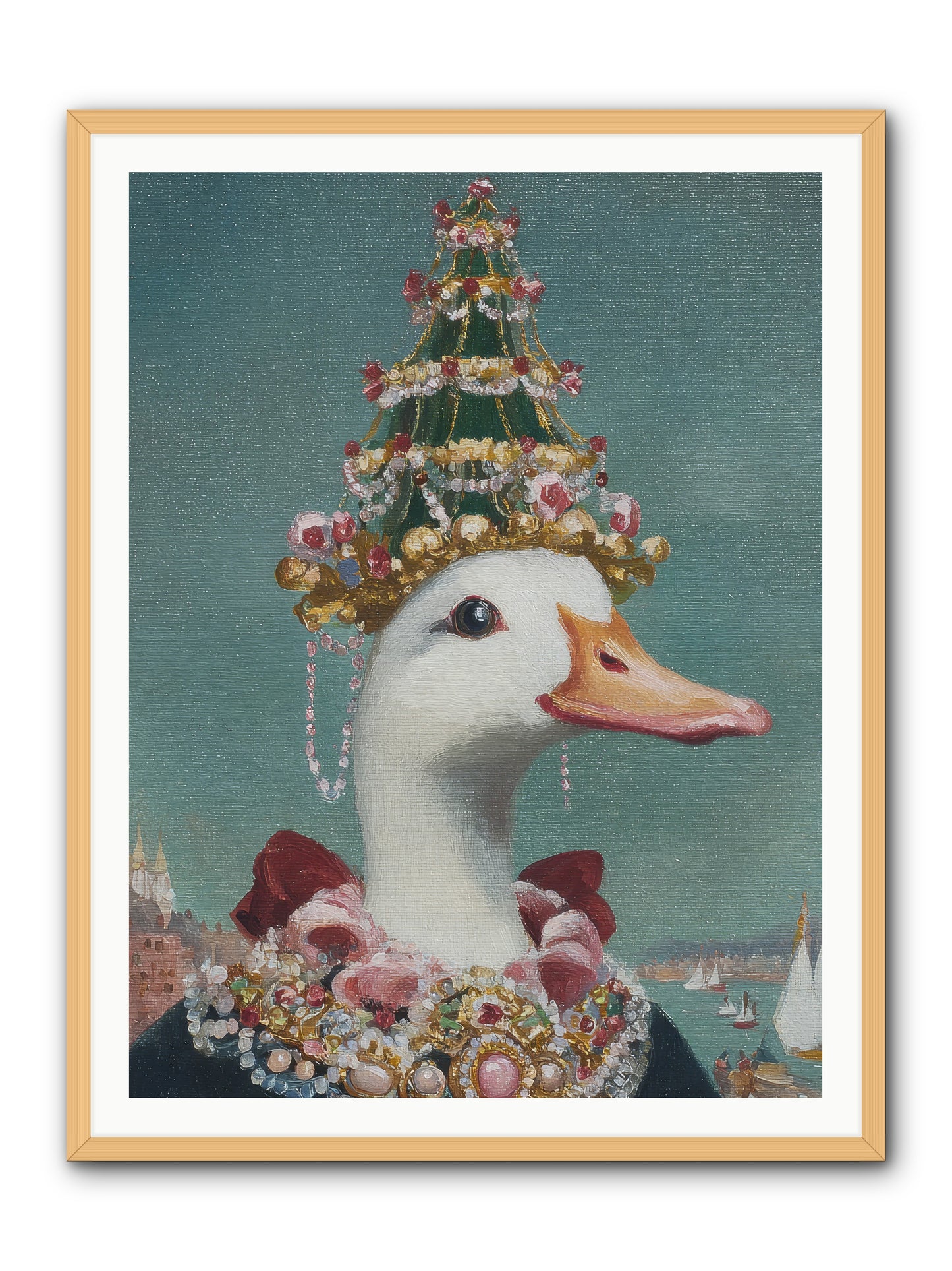 Starlit Majesty -- Framed Print - Natural 36x48