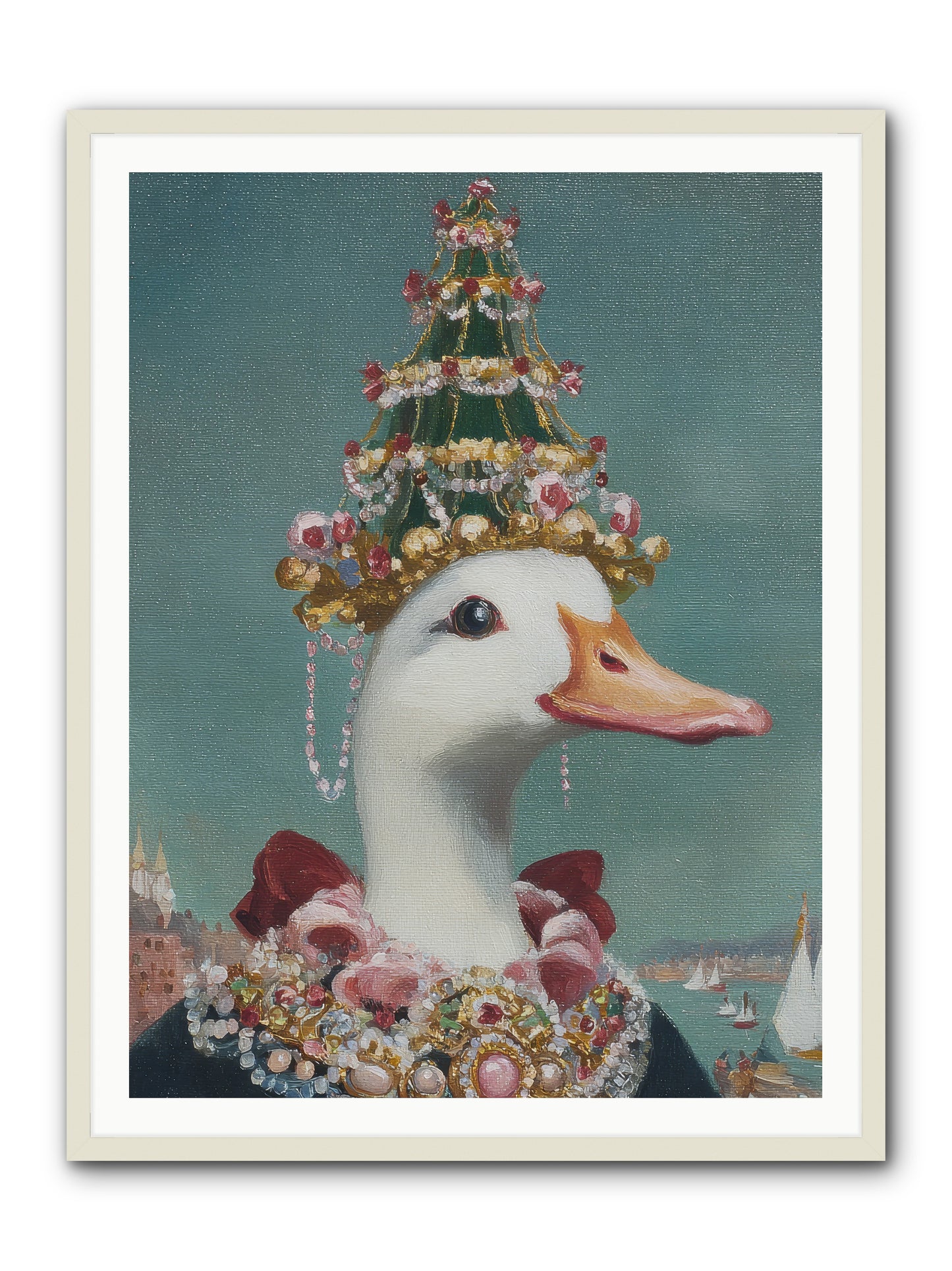 Starlit Majesty -- Framed Print - White 36x48