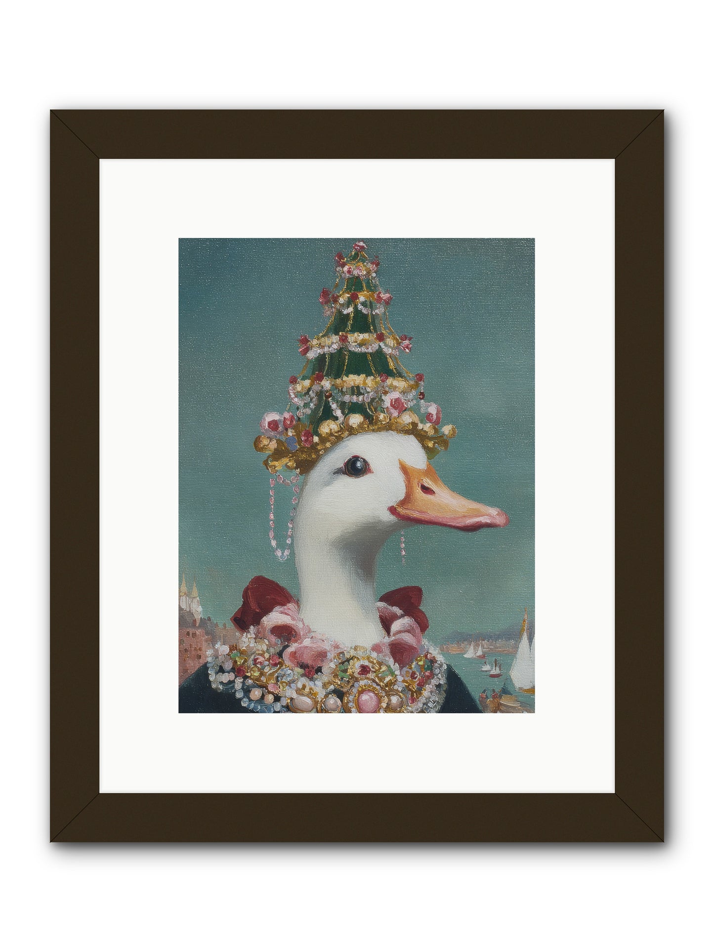Starlit Majesty -- Framed Print - Black 9x12