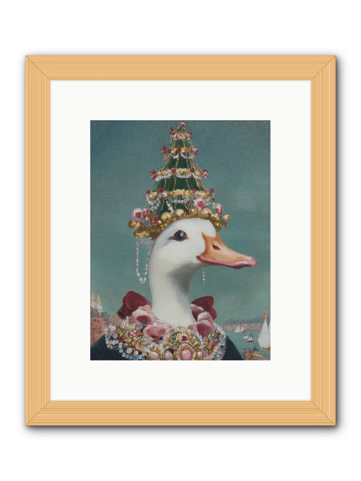 Starlit Majesty -- Framed Print - Natural 9x12