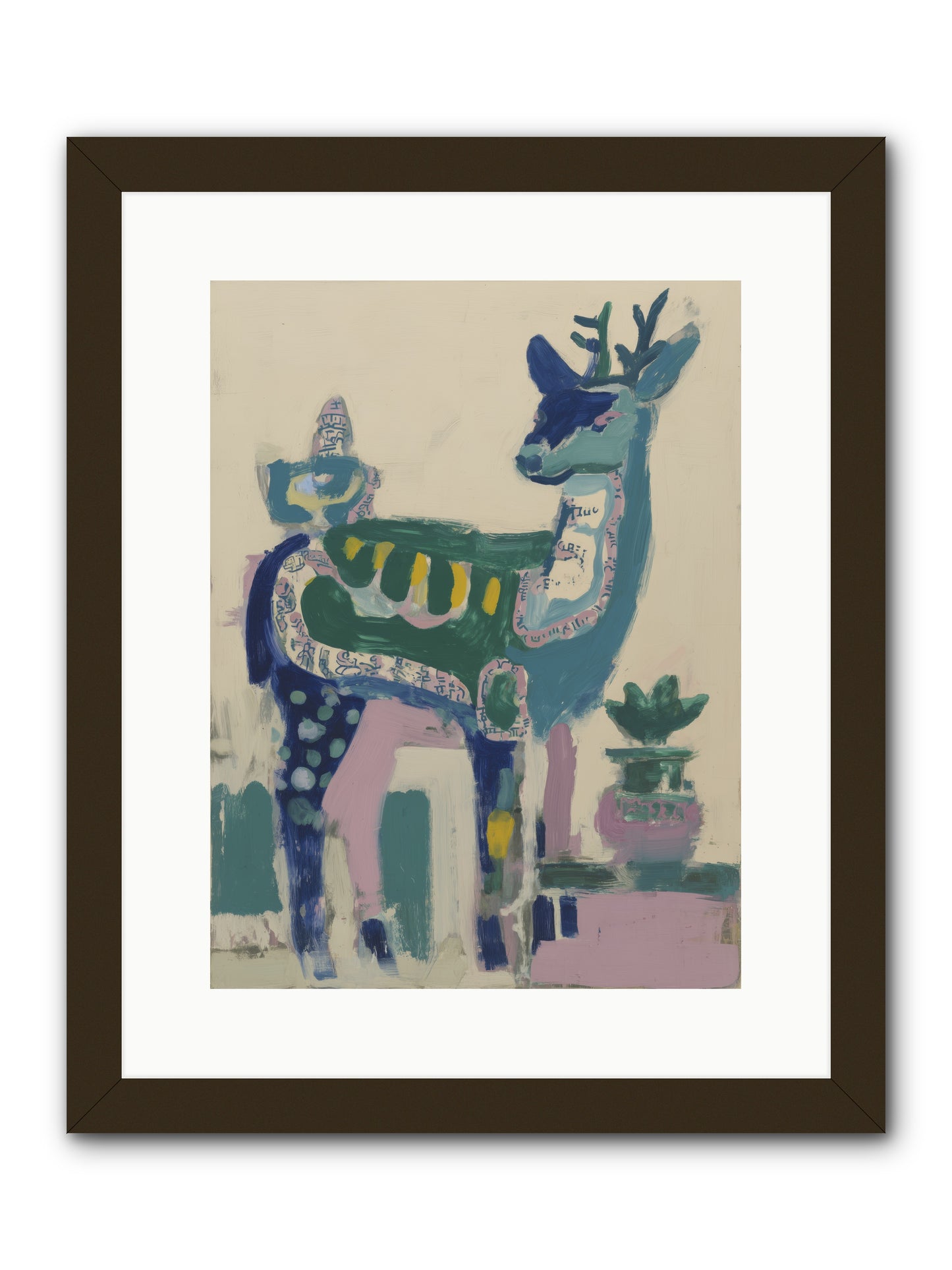 Starshine Woodlands -- Framed Print - Black 12x16