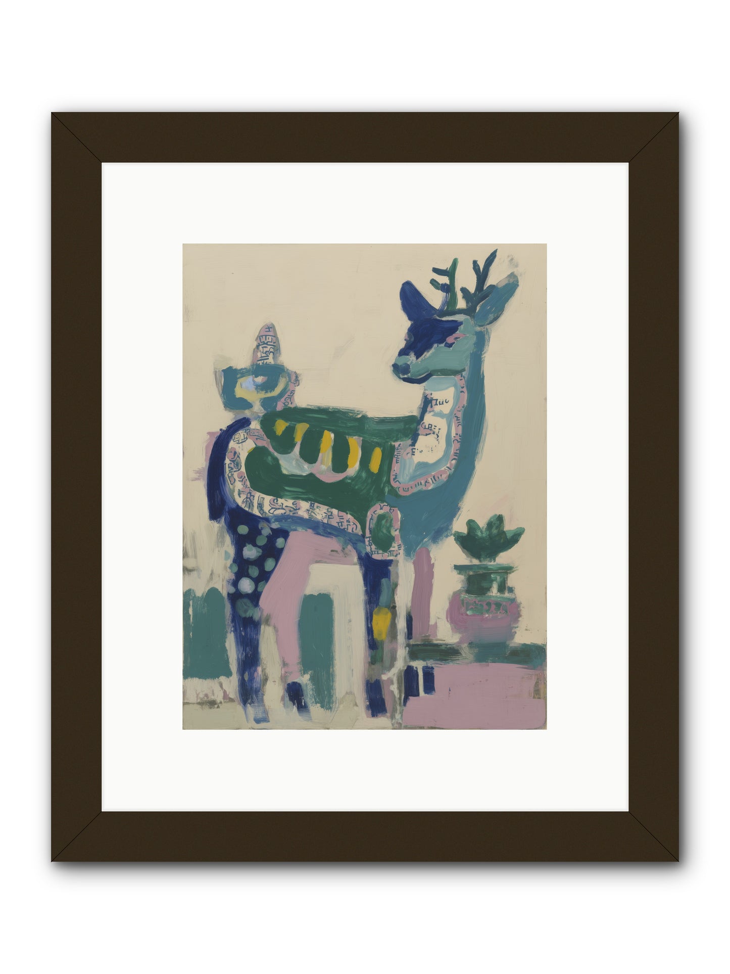 Starshine Woodlands -- Framed Print - Black 9x12