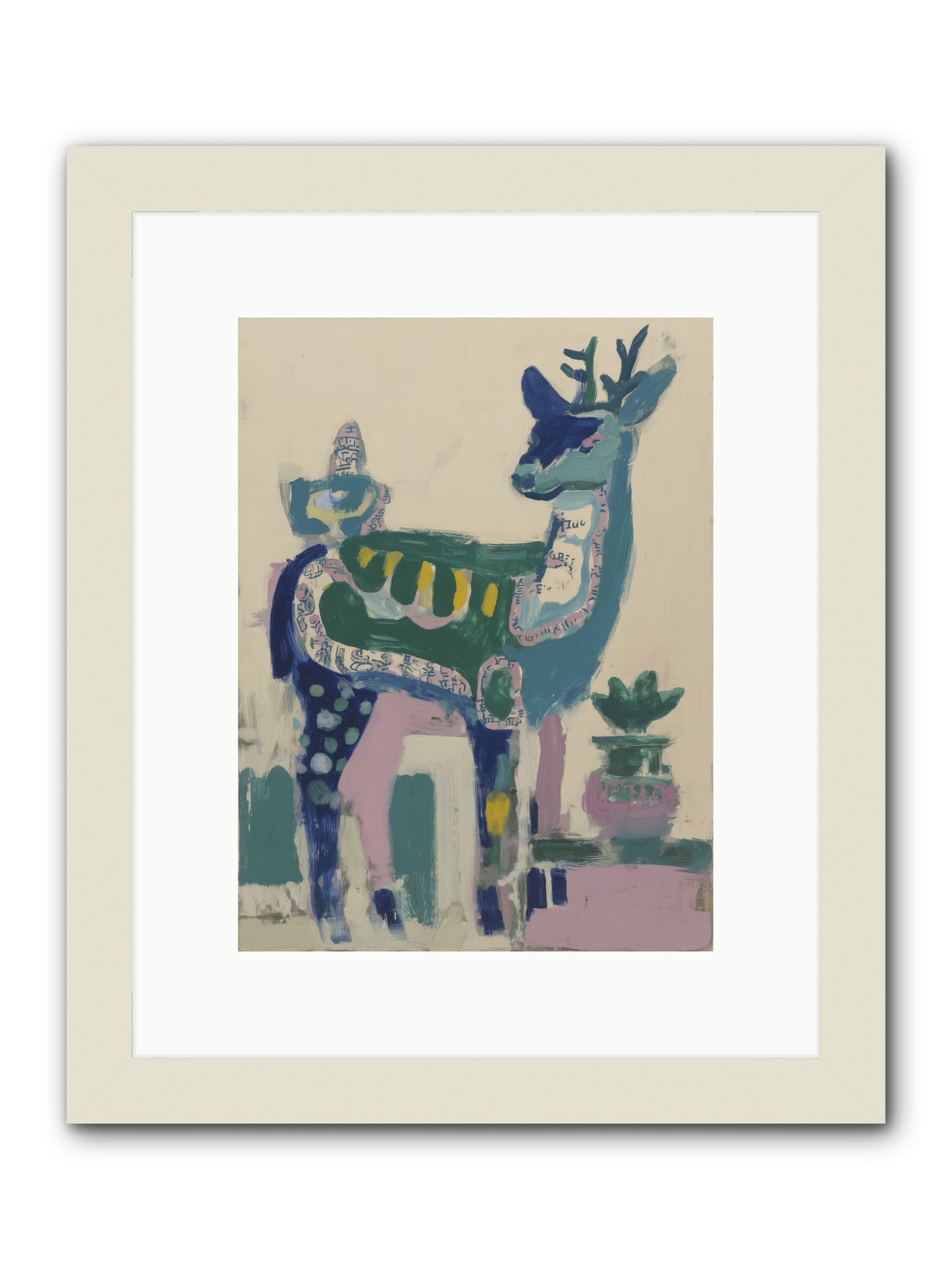 Starshine Woodlands -- Framed Print - White 9x12