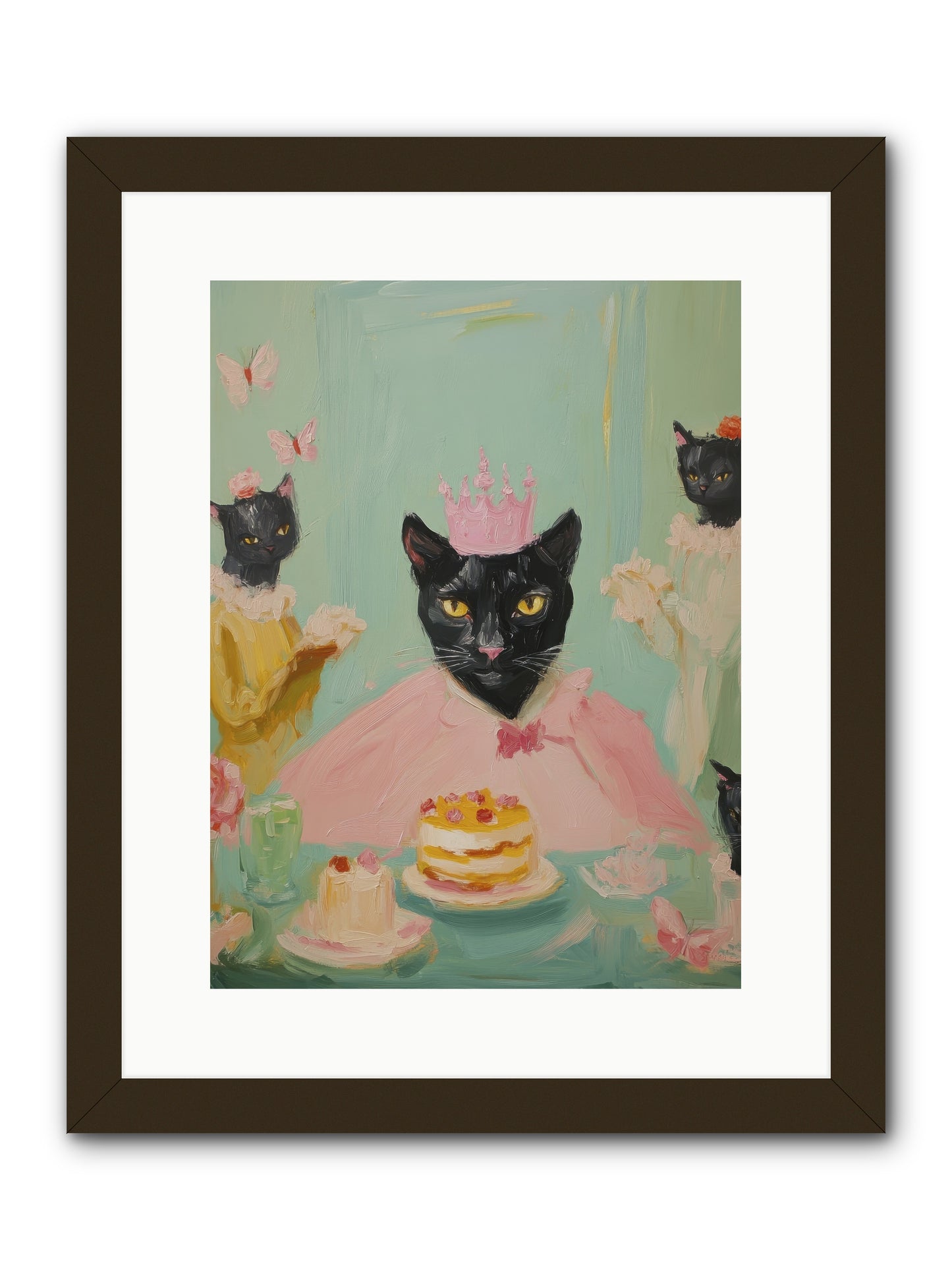 Starwoven Parlor-REZ -- Framed Print - Black 12x16