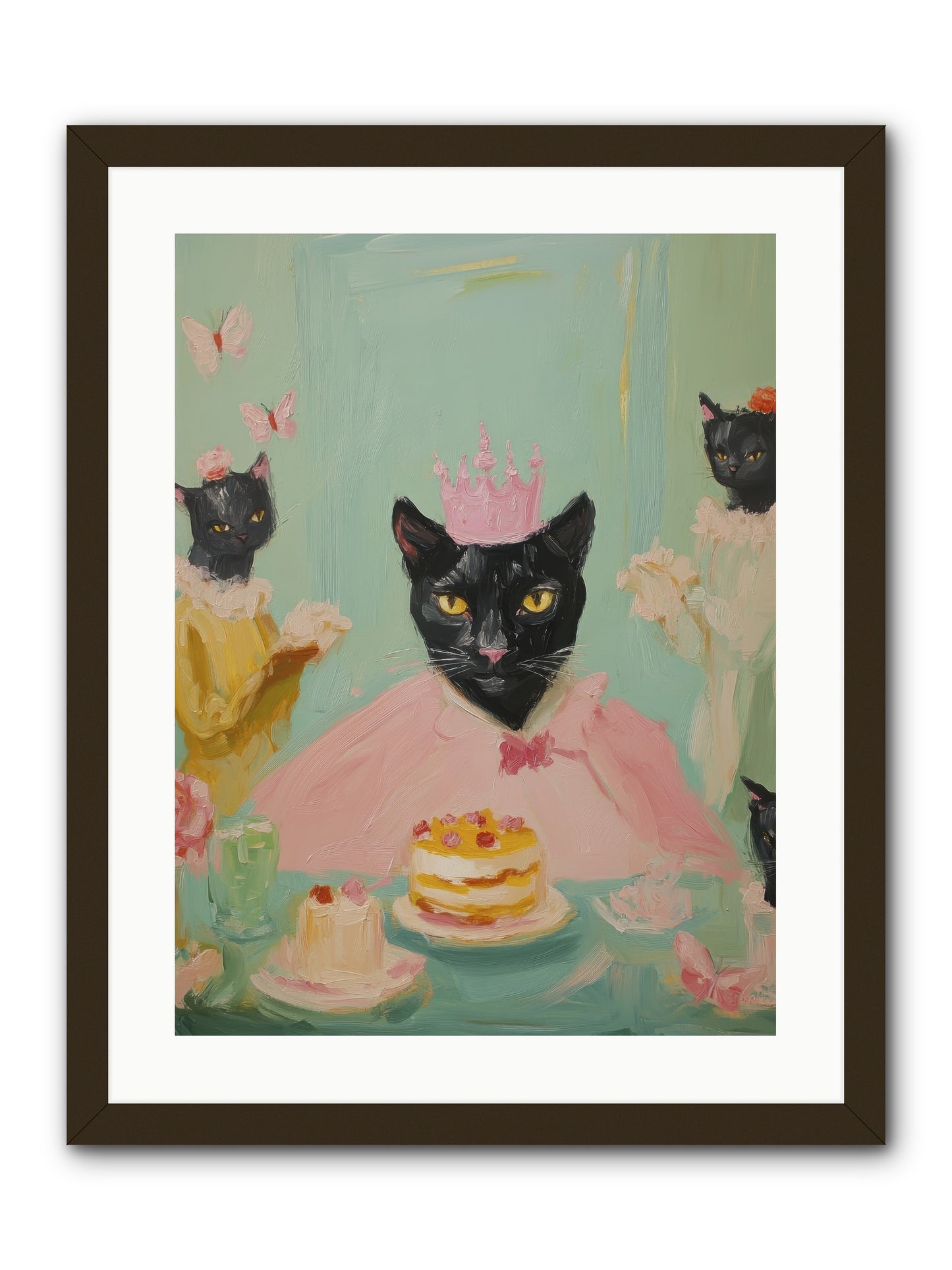 Starwoven Parlor-REZ -- Framed Print - Black 18x24