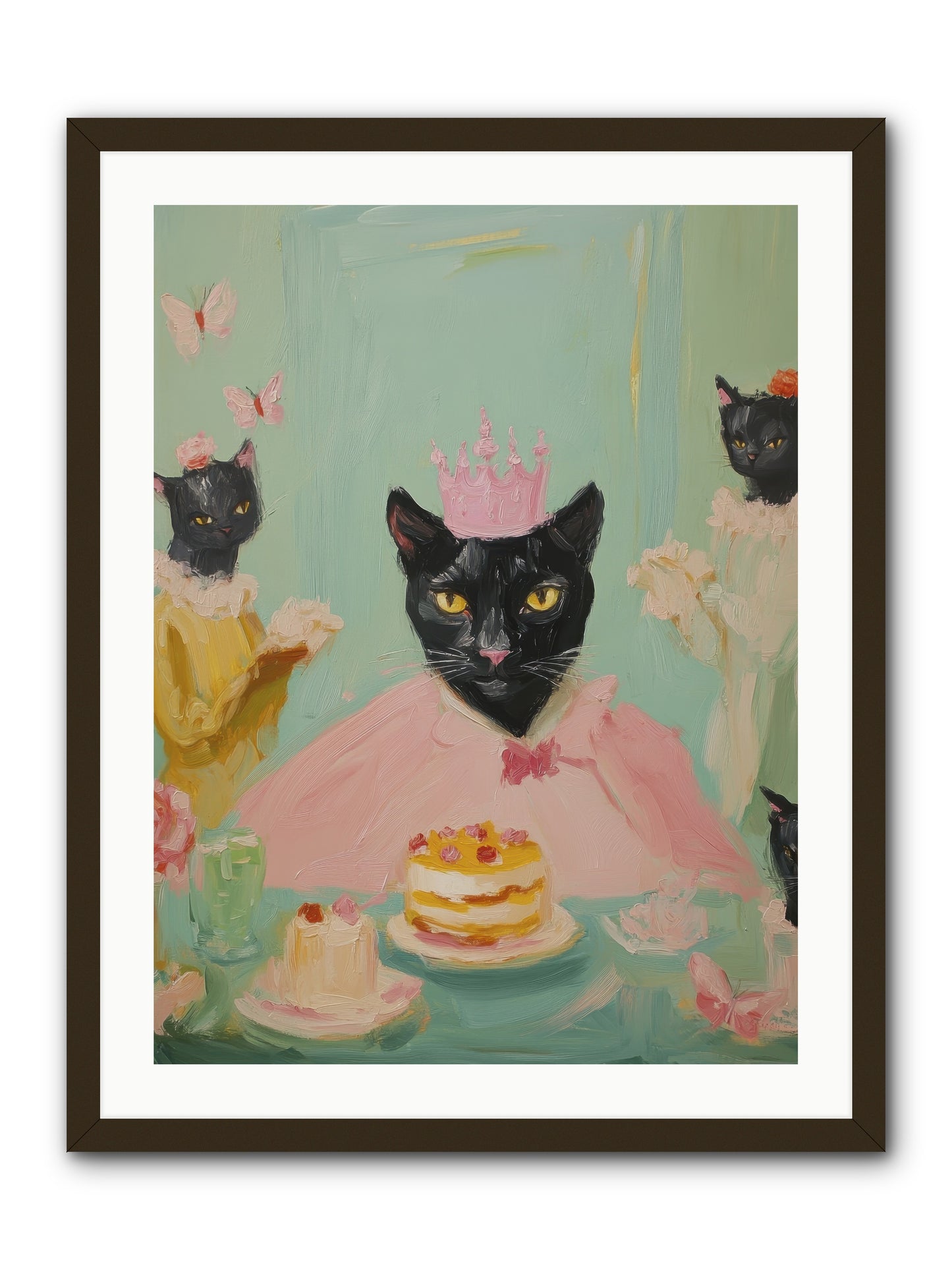 Starwoven Parlor-REZ -- Framed Print - Black 24x32