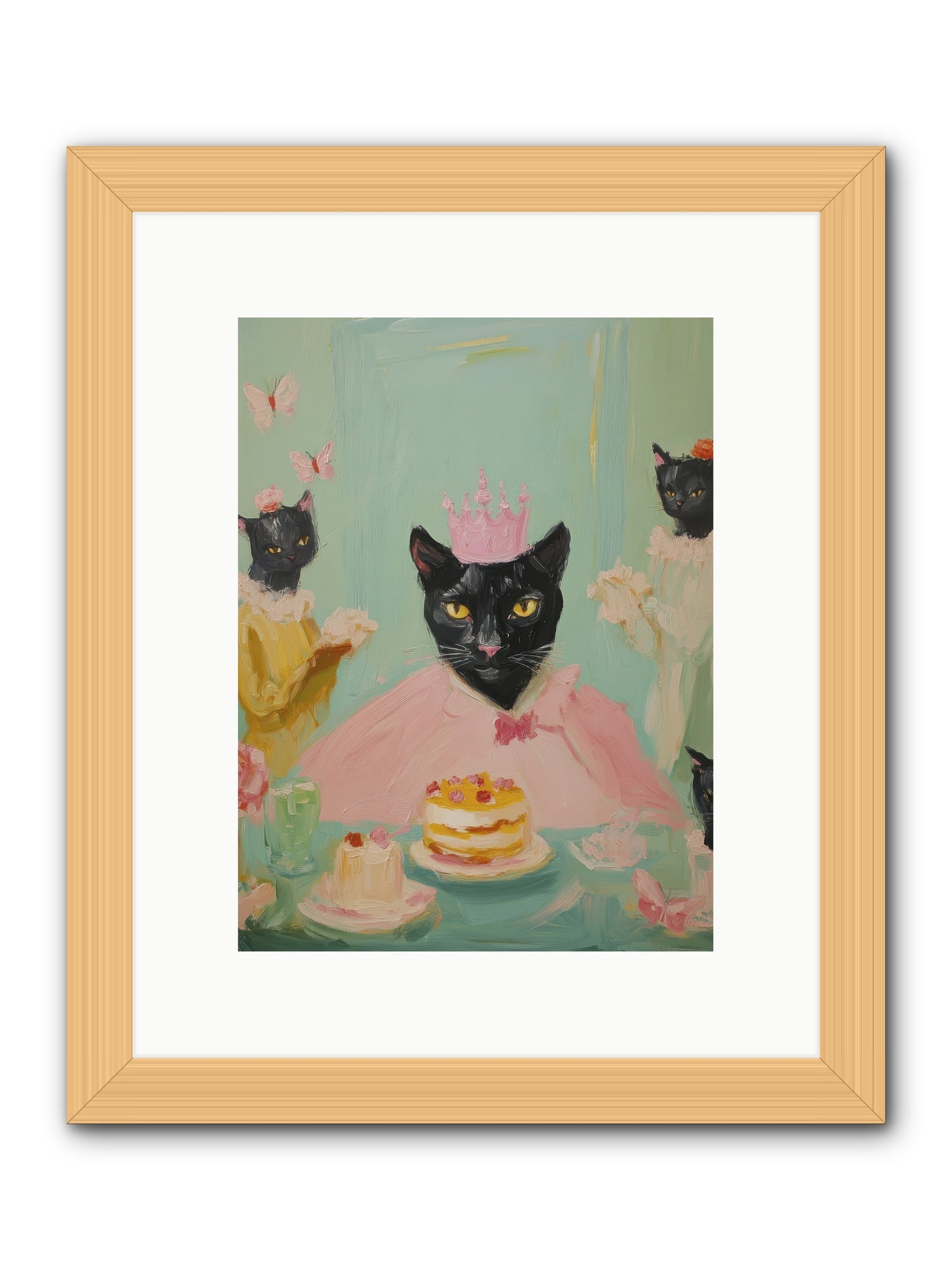 Starwoven Parlor-REZ -- Framed Print - Natural 9x12