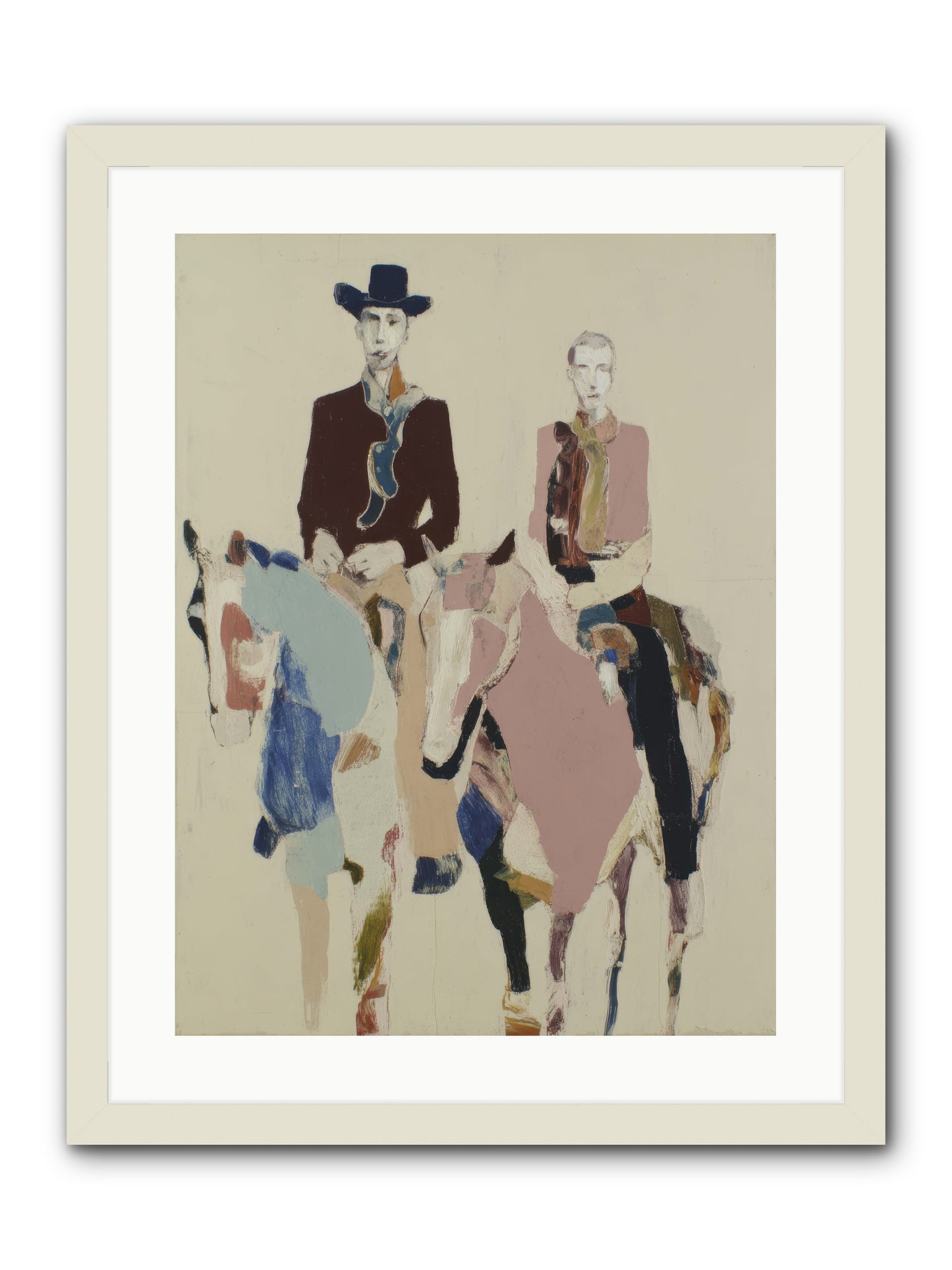 Steady as the Season Turns -- Framed Print - White 18x24
