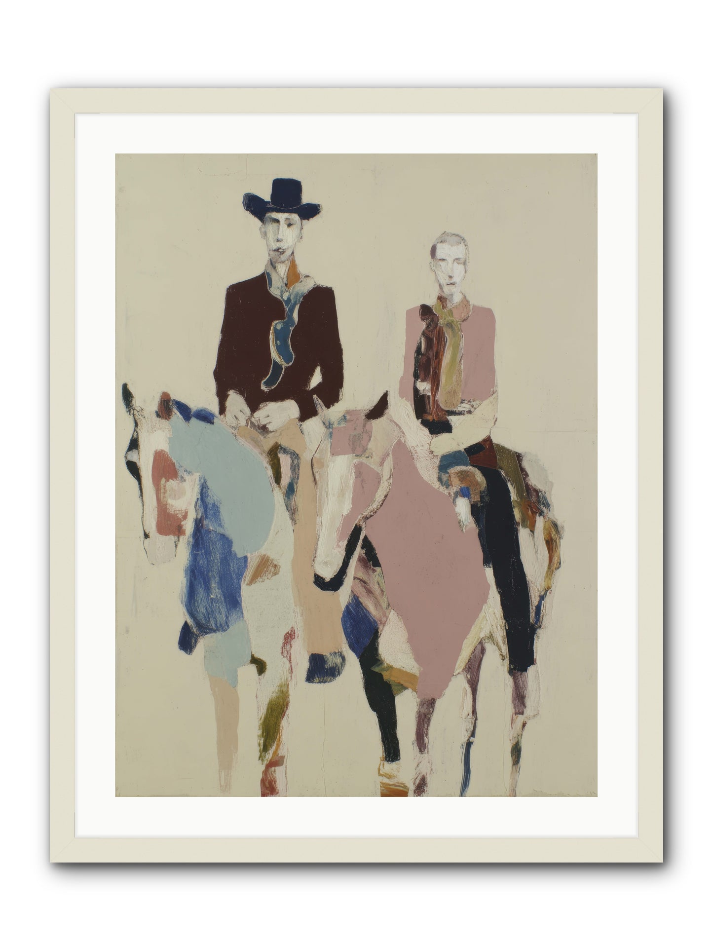 Steady as the Season Turns -- Framed Print - White 24x32