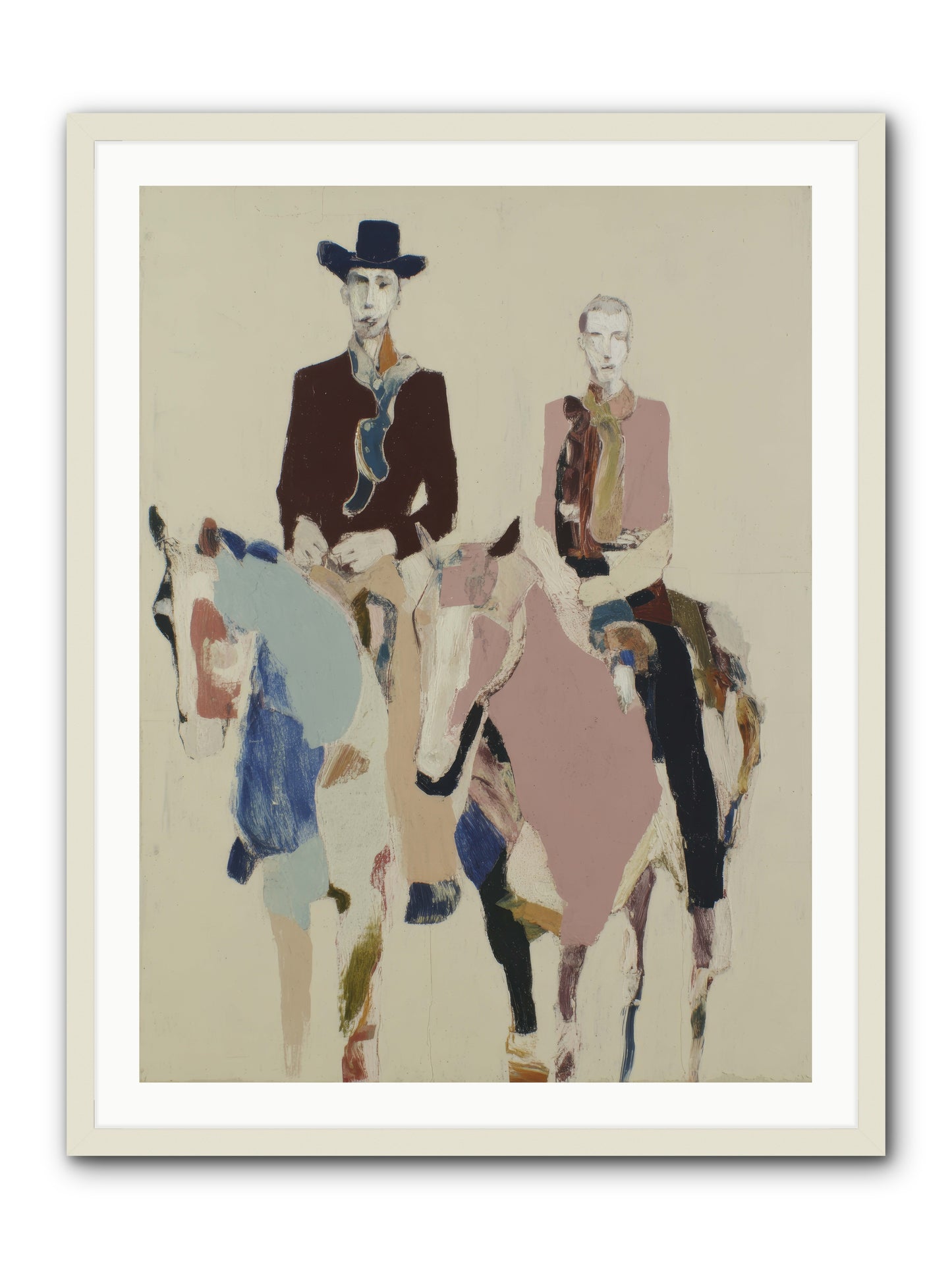 Steady as the Season Turns -- Framed Print - White 30x40