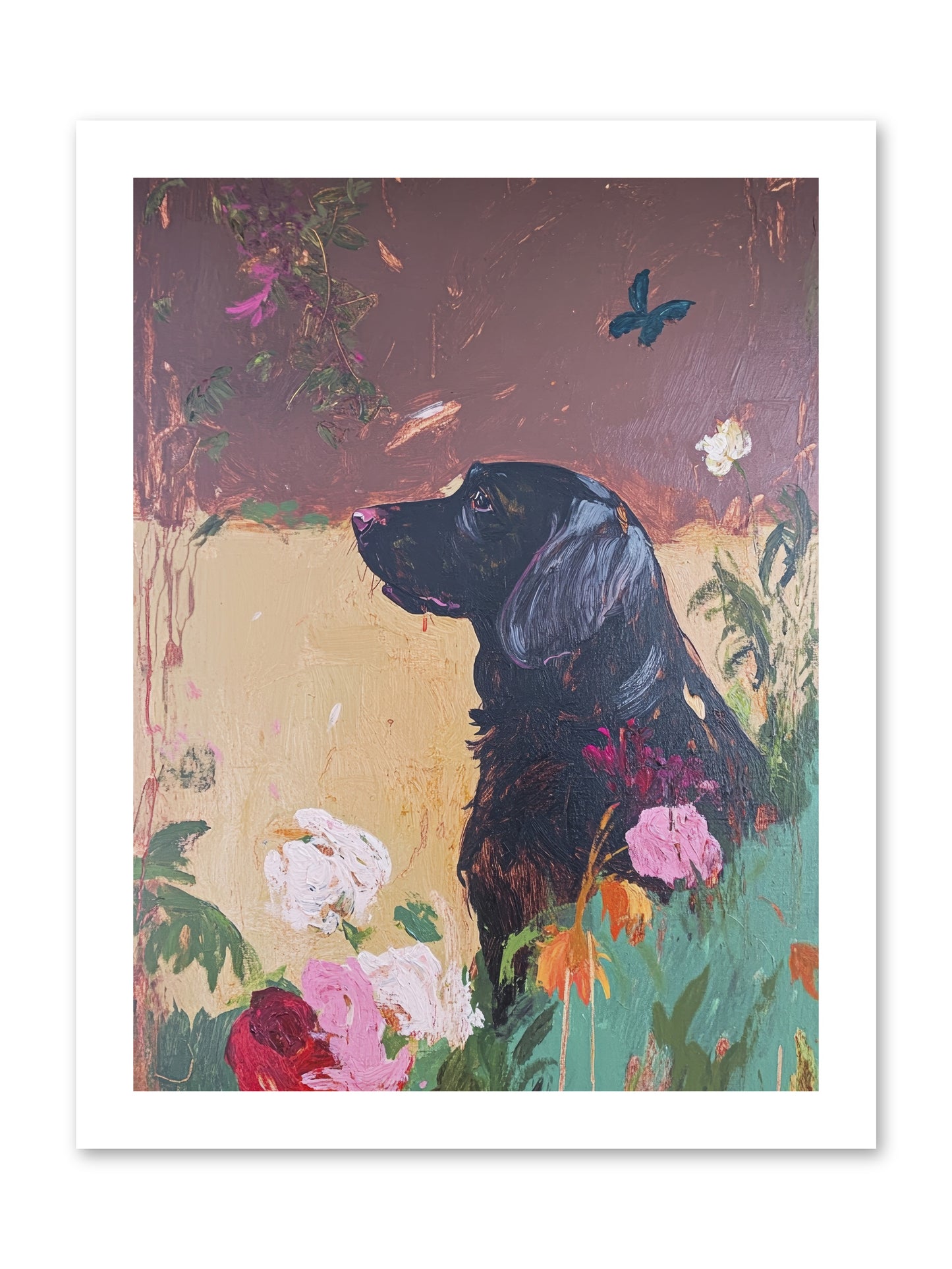 Steel Magnolia -- Loose Canvas Print 12x16