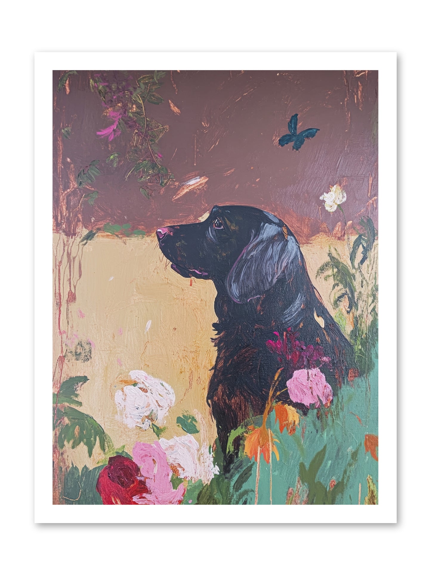 Steel Magnolia -- Loose Canvas Print 18x24
