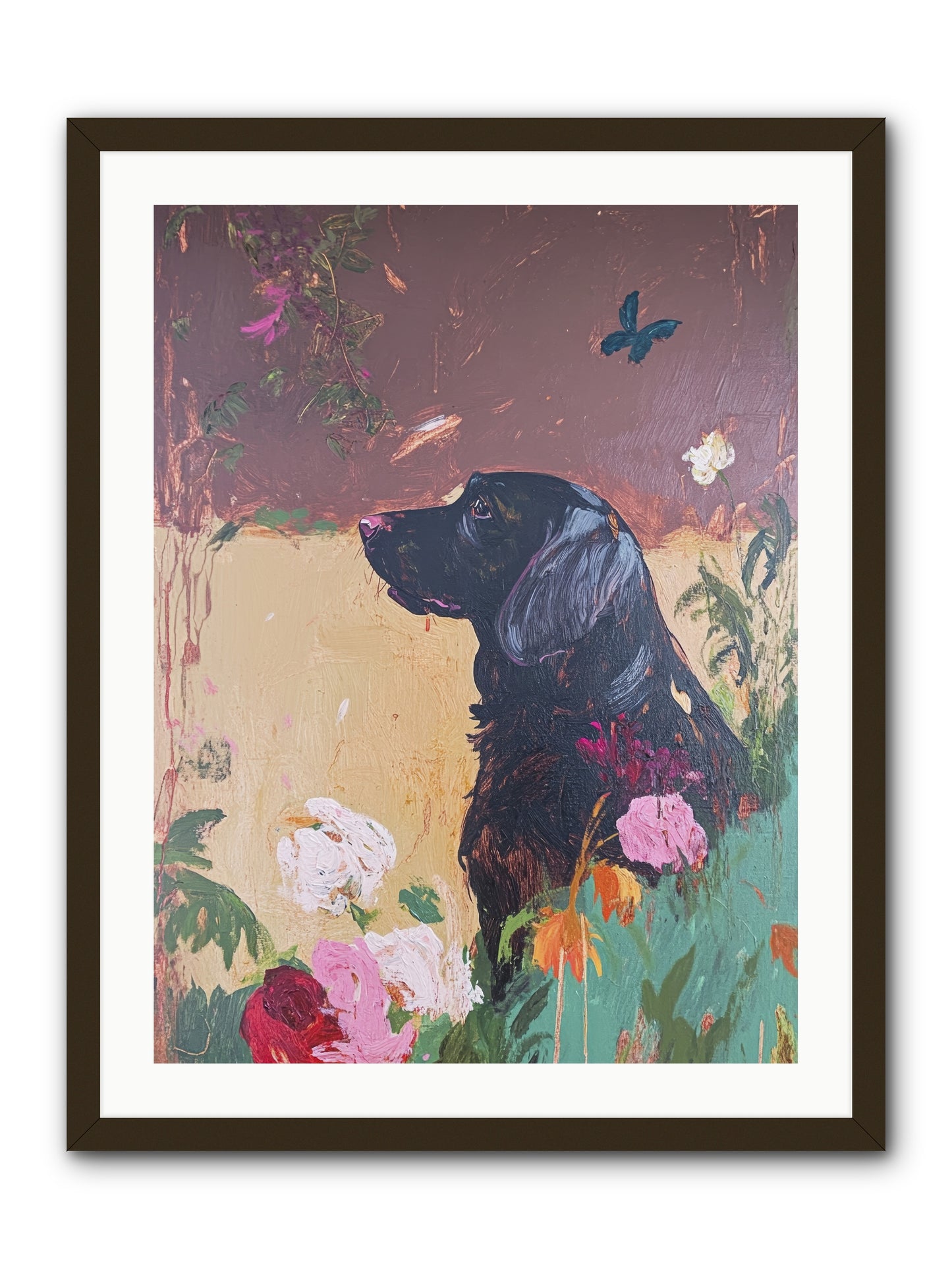 Steel Magnolia -- Framed Print - Black 24x32