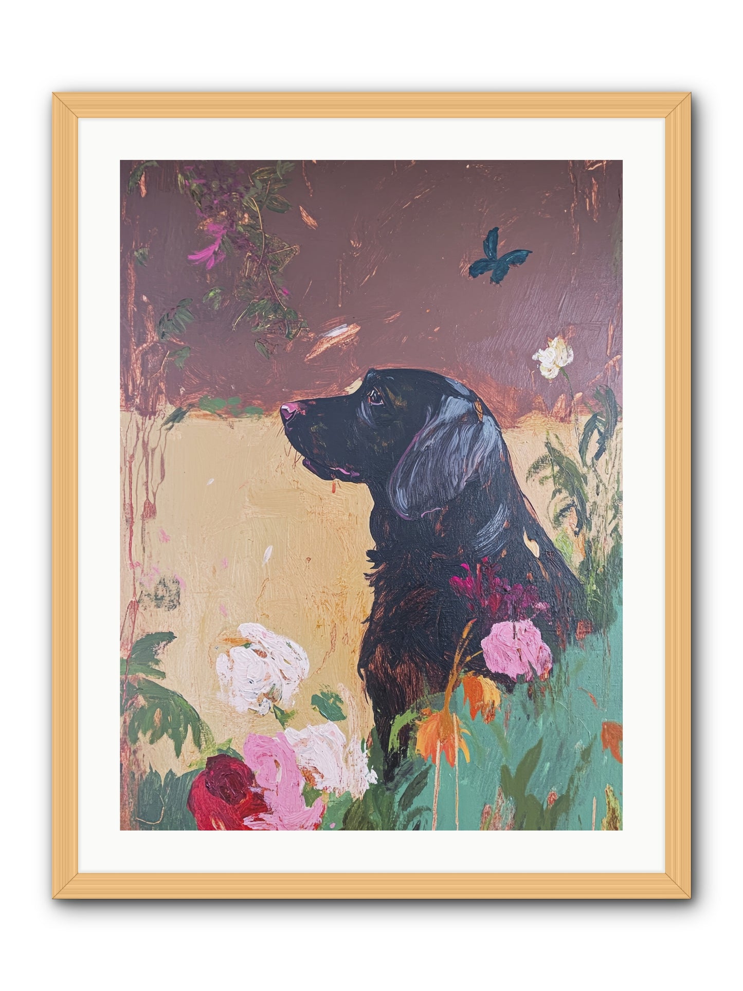 Steel Magnolia -- Framed Print - Natural 24x32