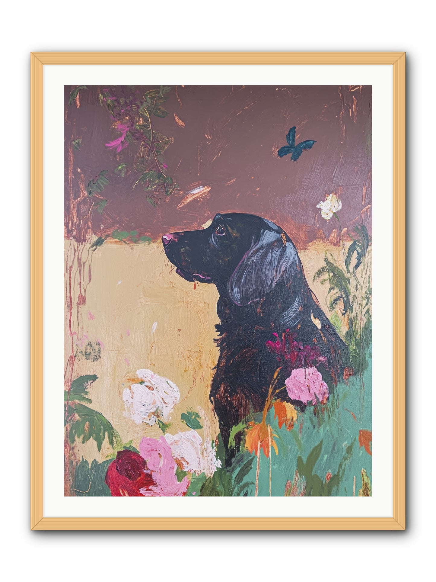 Steel Magnolia -- Framed Print - Natural 30x40