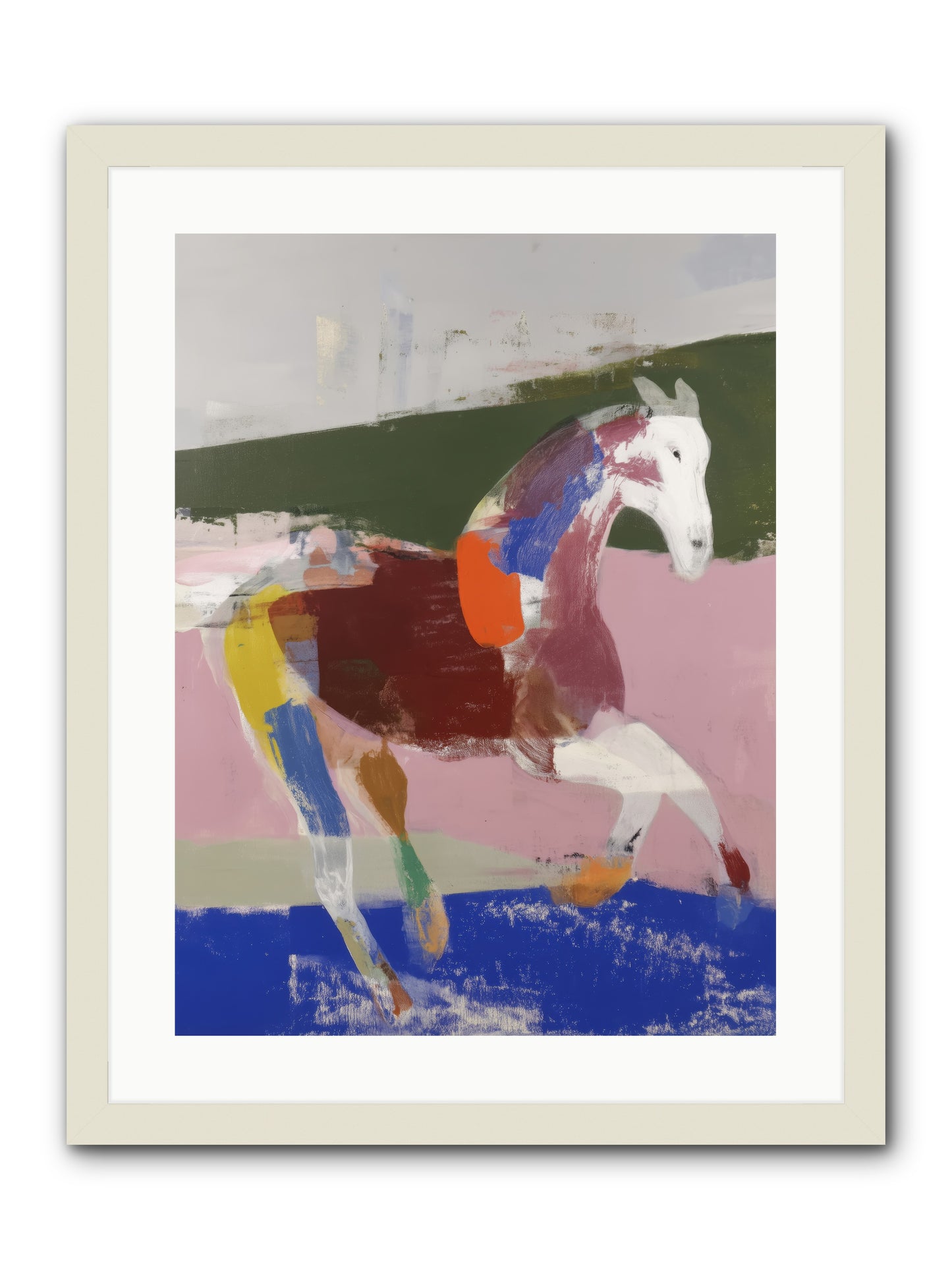 Steelthorn -- Framed Print - White 18x24