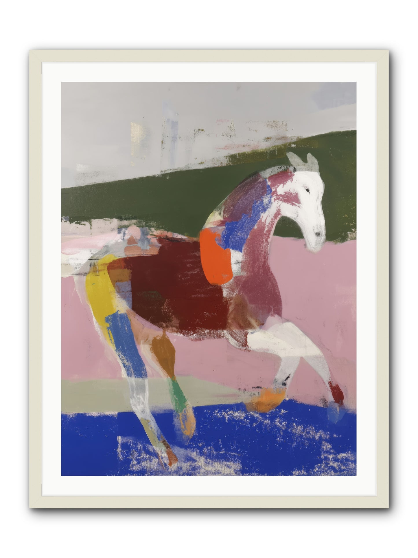 Steelthorn -- Framed Print - White 30x40