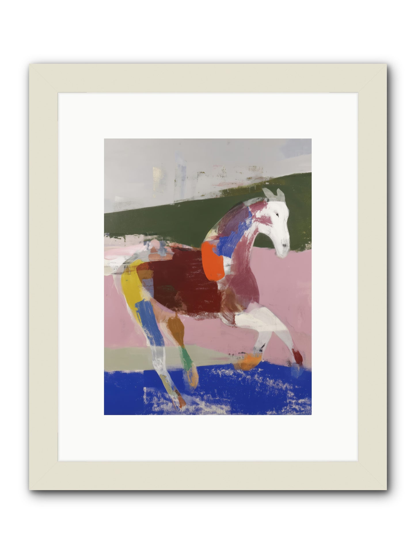 Steelthorn -- Framed Print - White 9x12